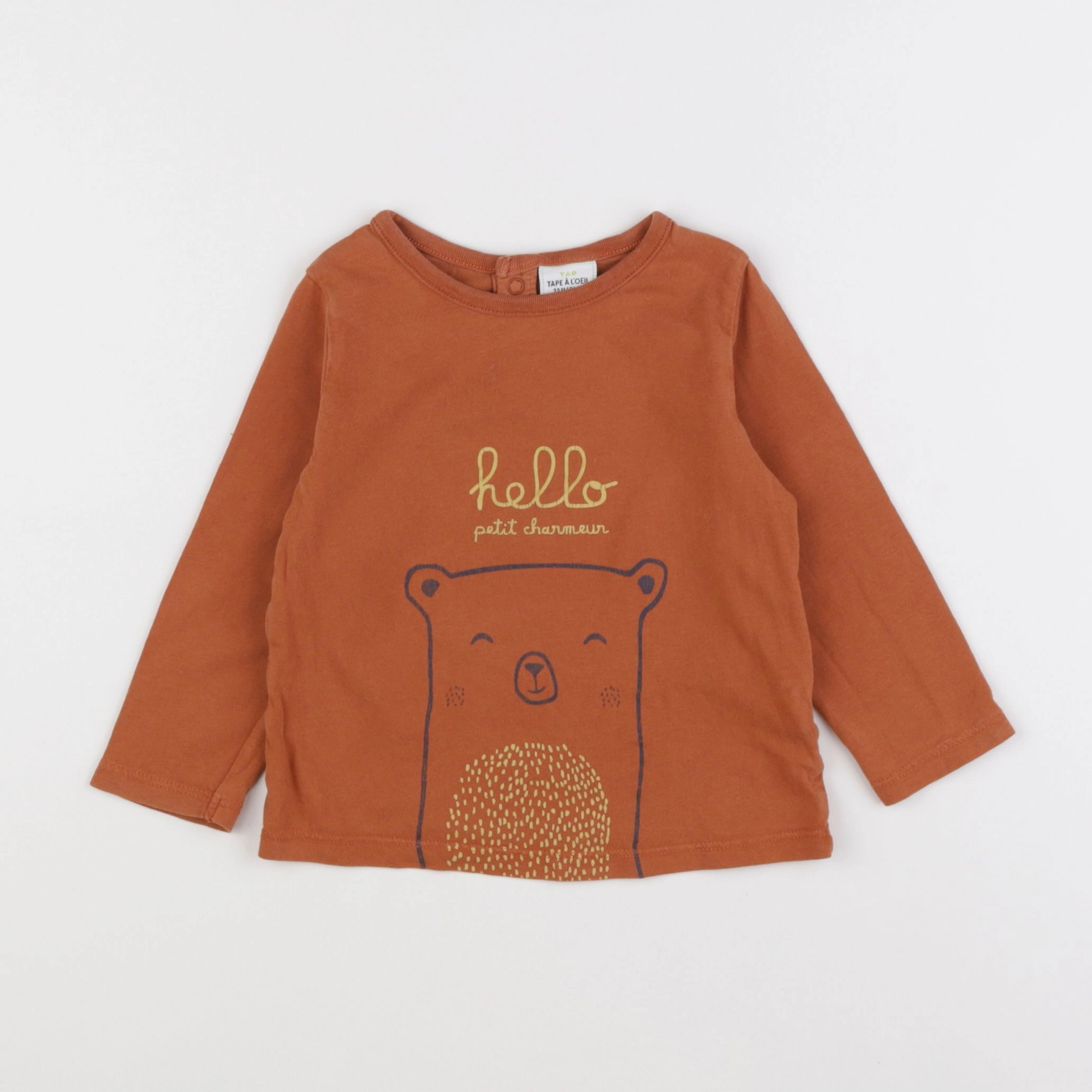 Tape à l'oeil - tee-shirt marron - 2 ans