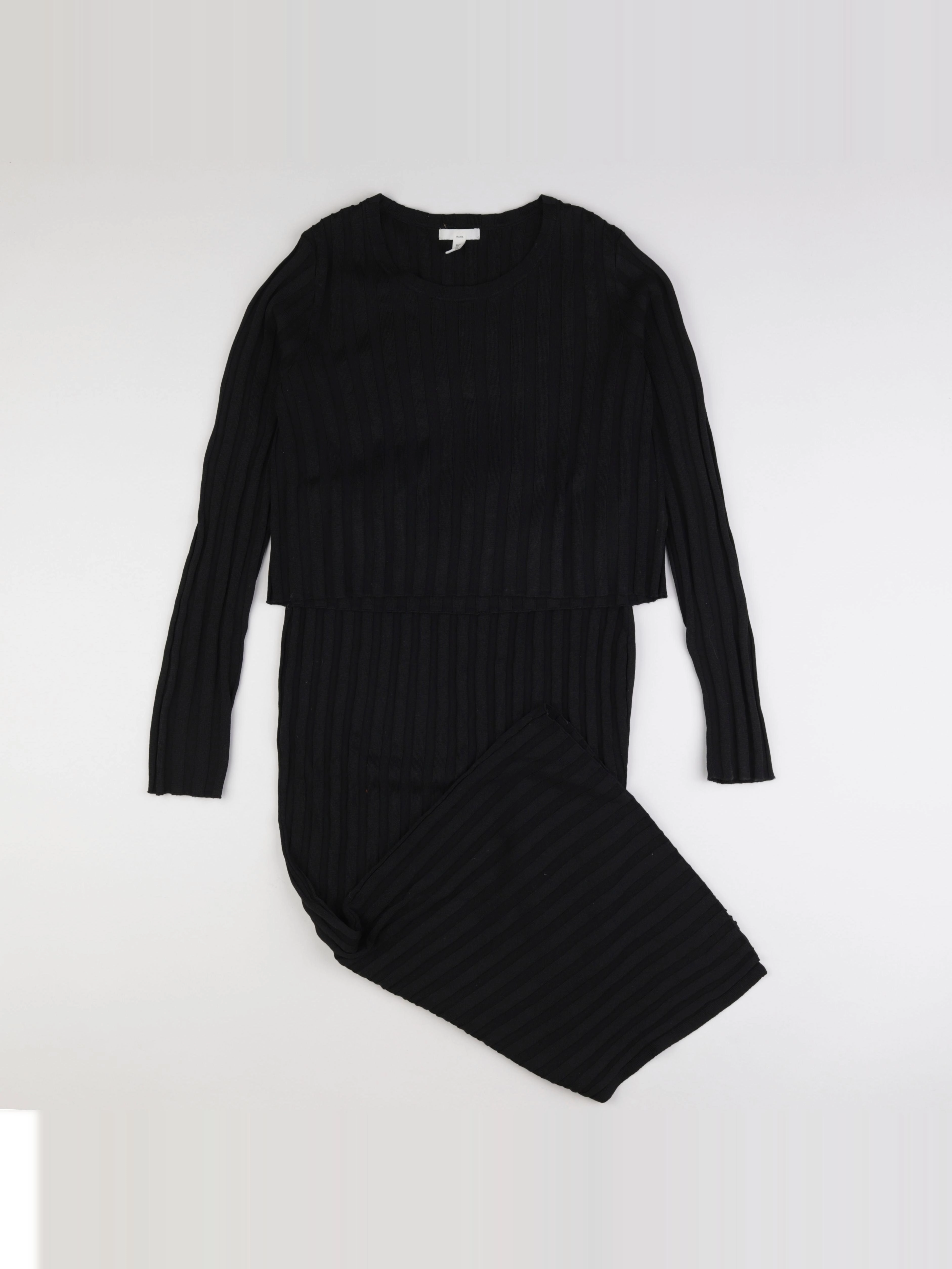 H&M - robe grossesse noir - m