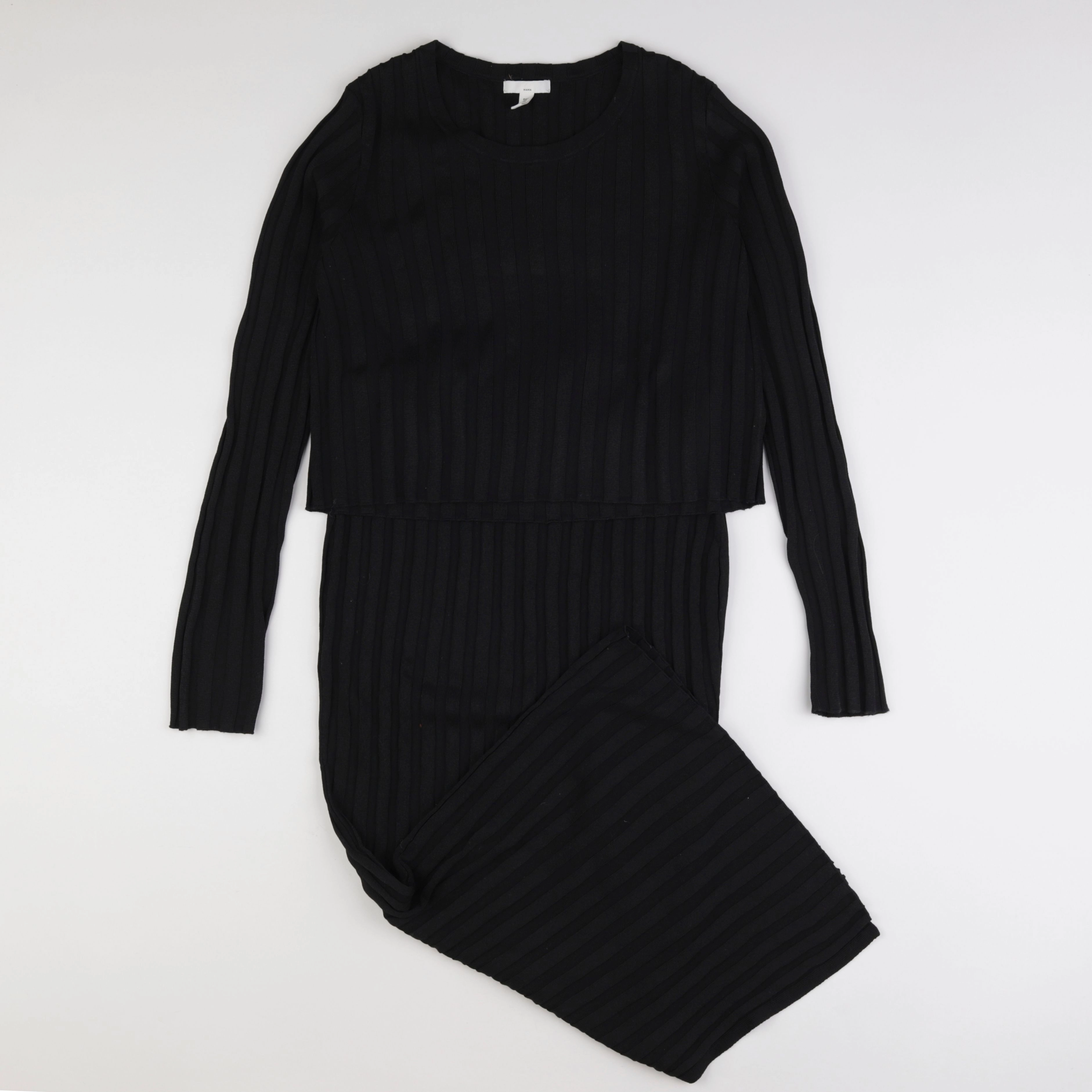 H&M - robe grossesse noir - m