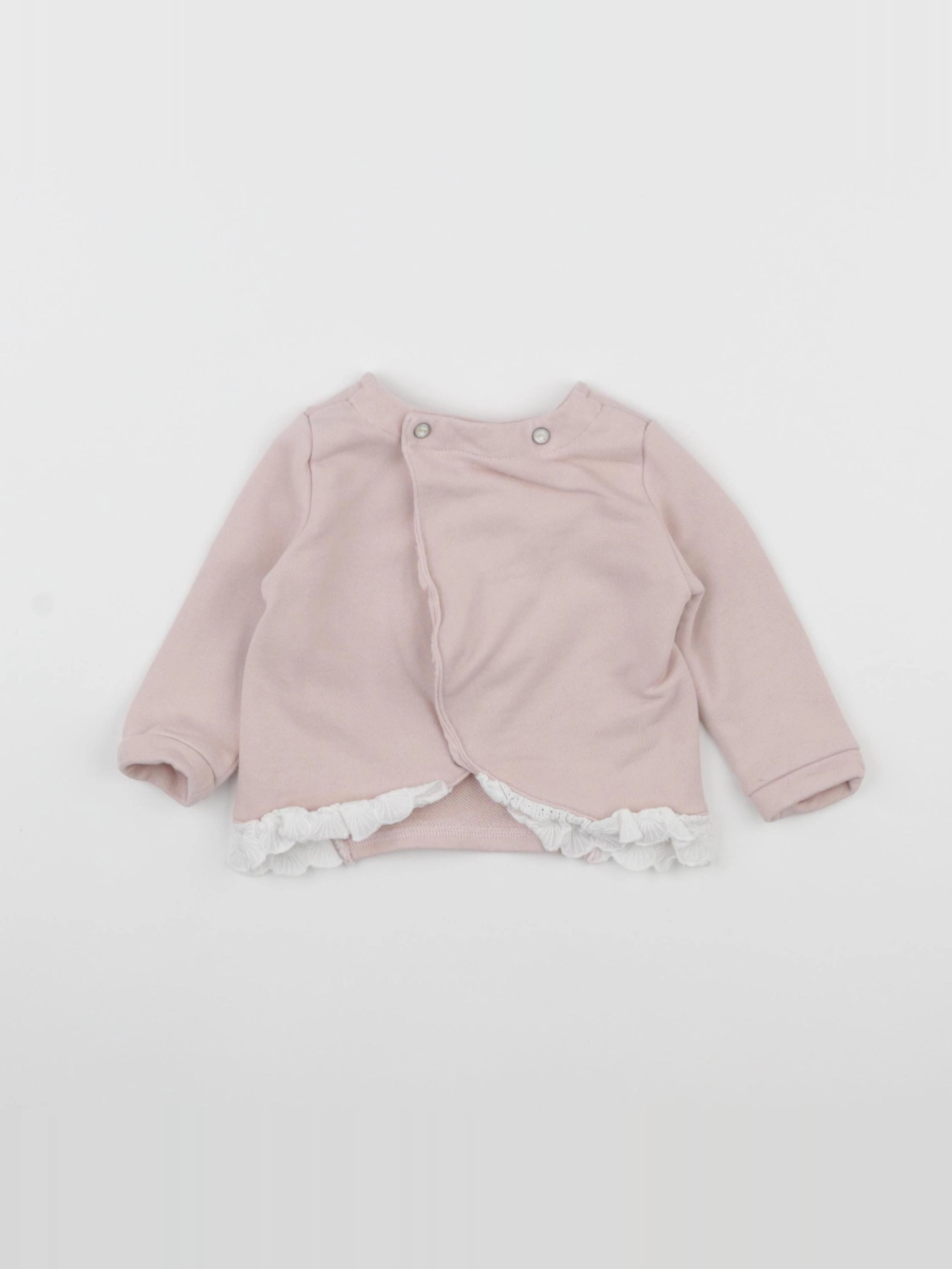 IKKS - sweat rose - 12 mois