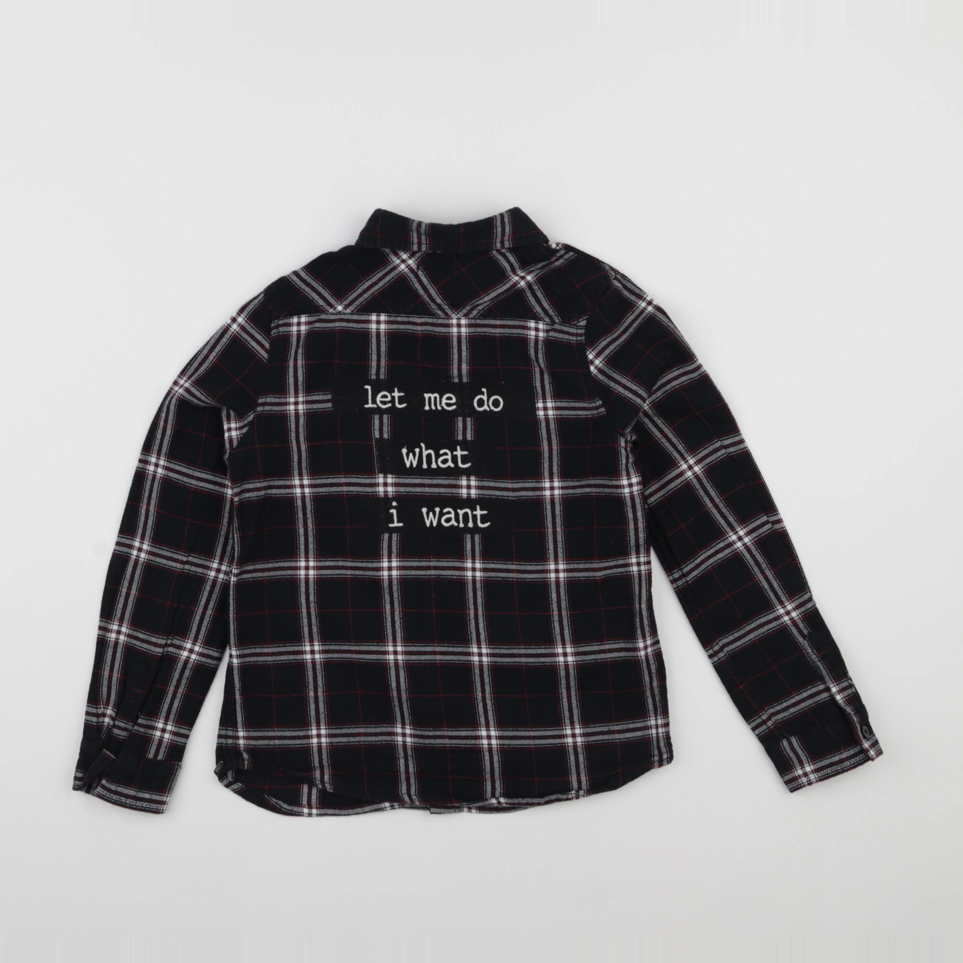 IKKS - chemise imprimé au dos noir - 6 ans