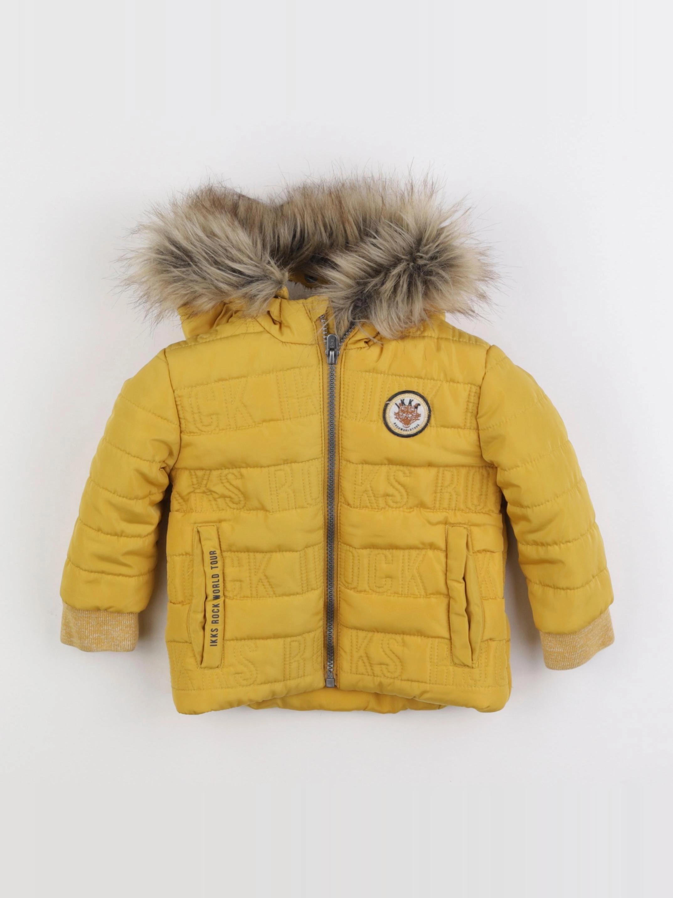 IKKS - doudoune jaune - 2 ans