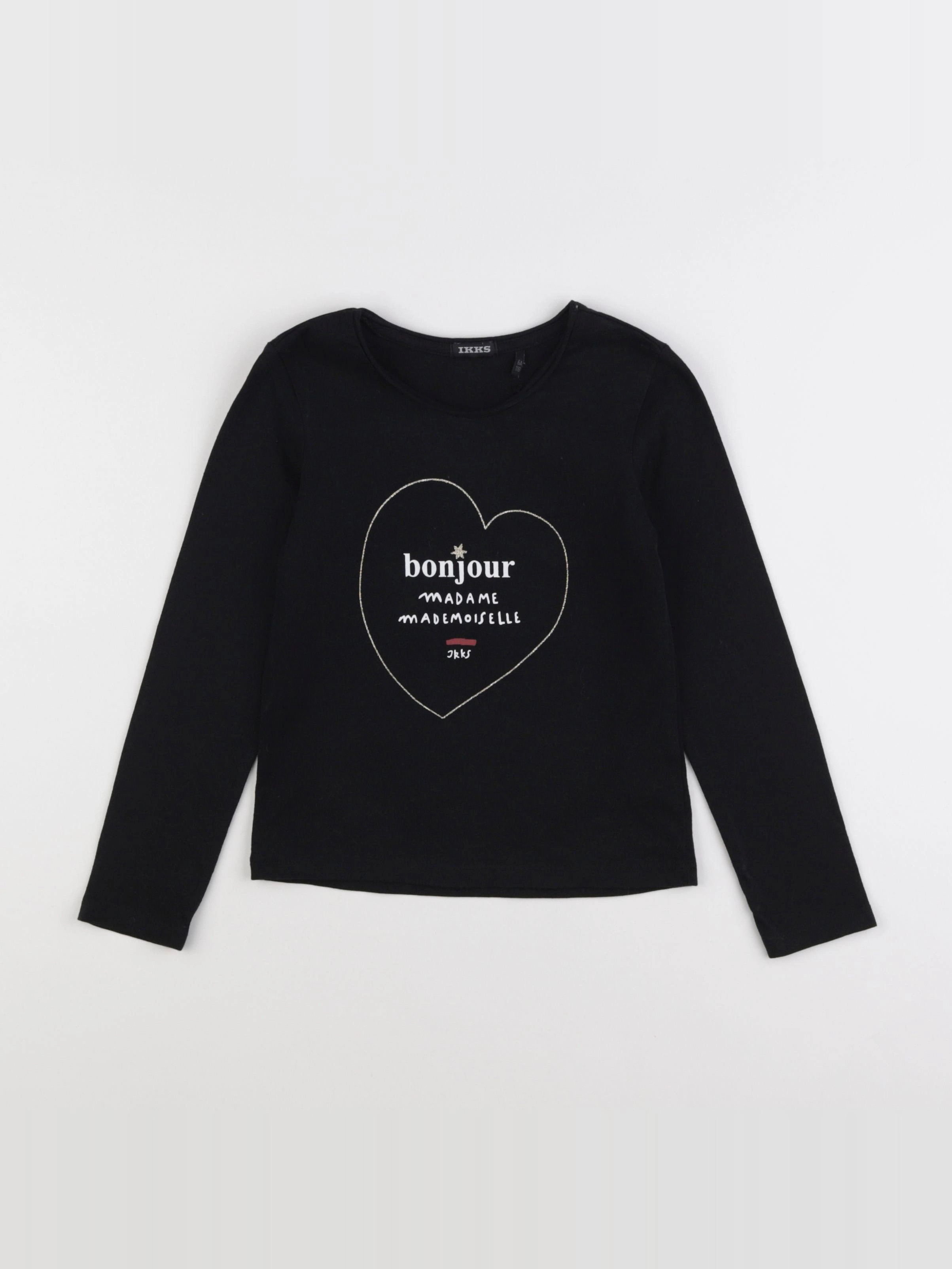 IKKS - tee-shirt noir - 6 ans