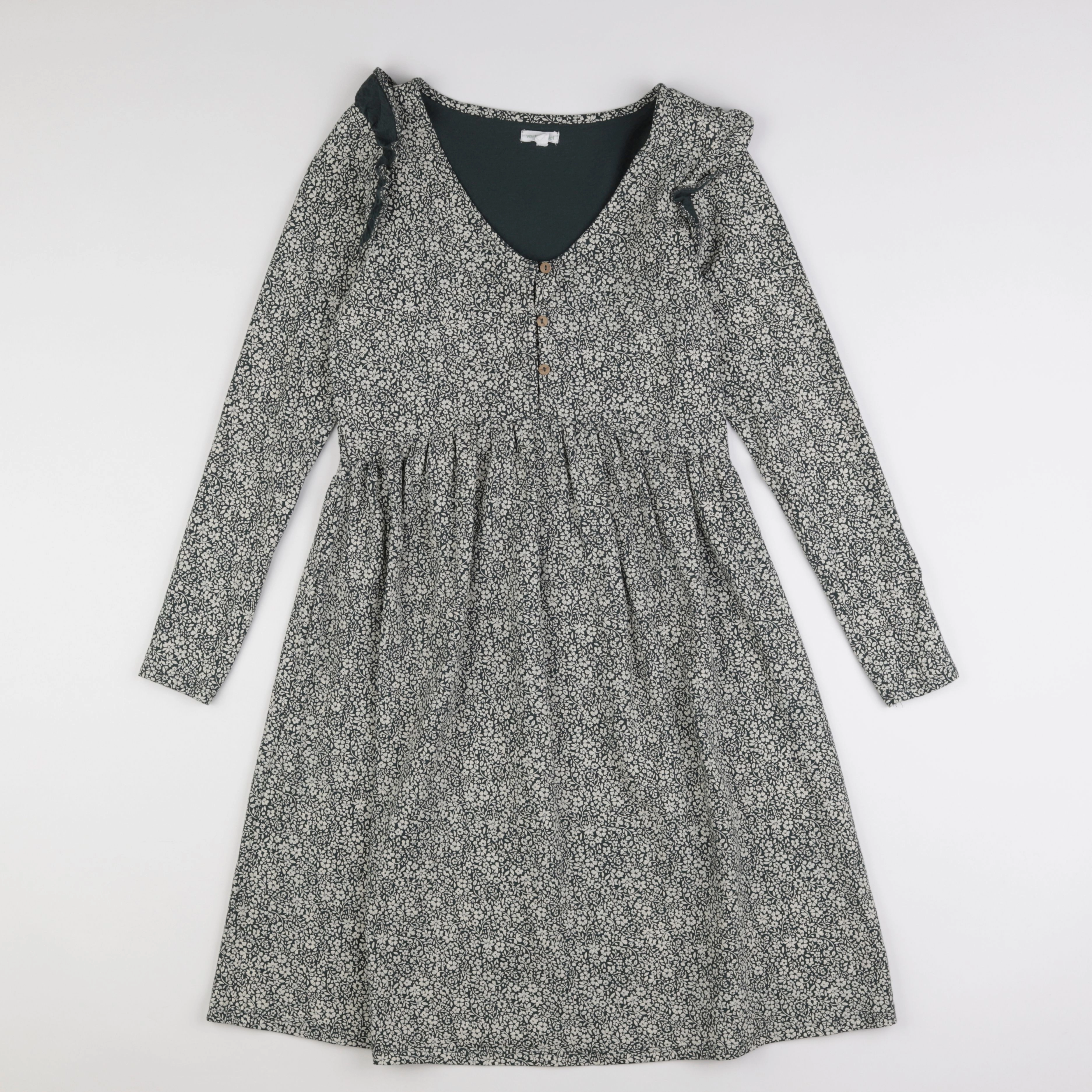 Vertbaudet - robe grossesse vert - 34 à 36