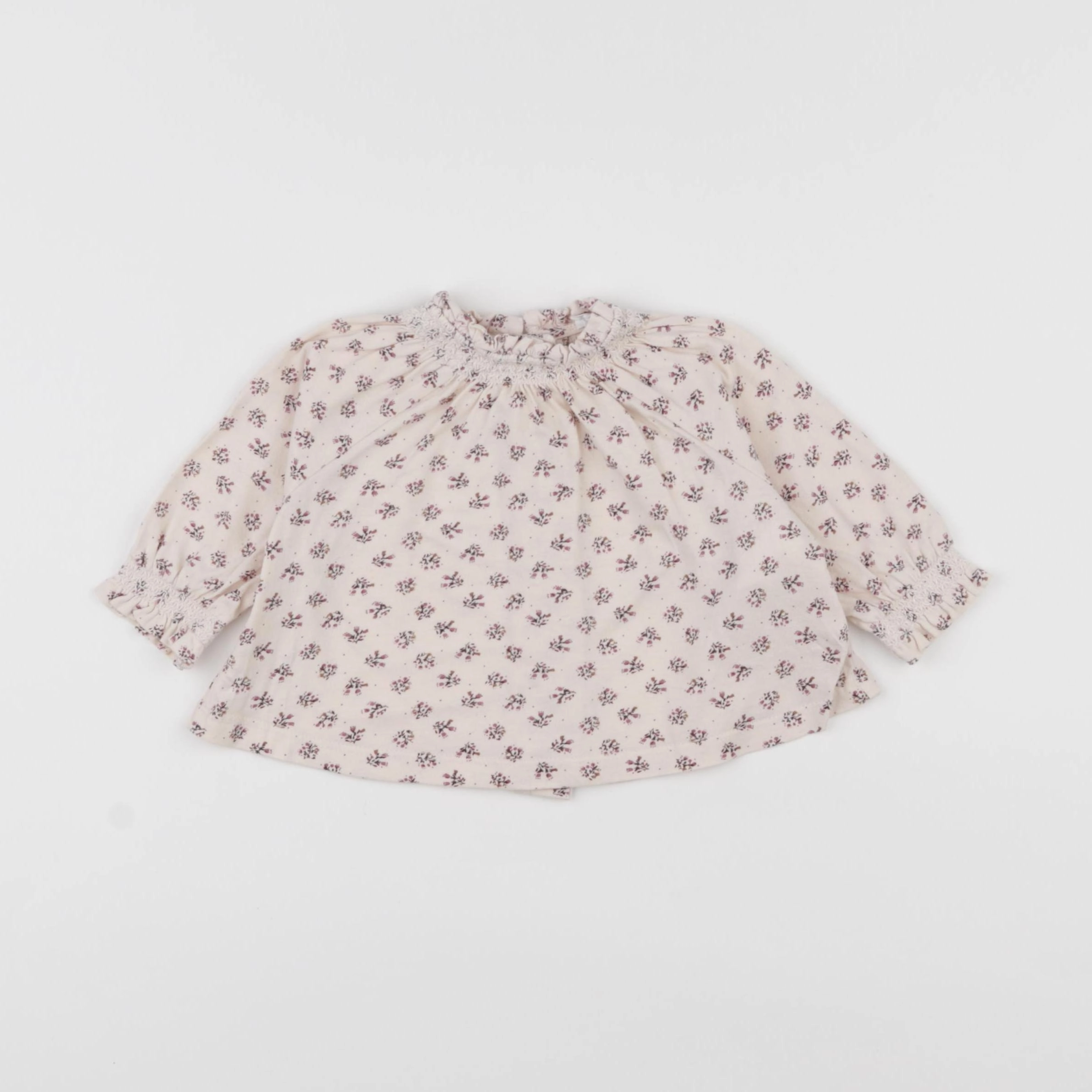 Vertbaudet - blouse beige - 3 mois