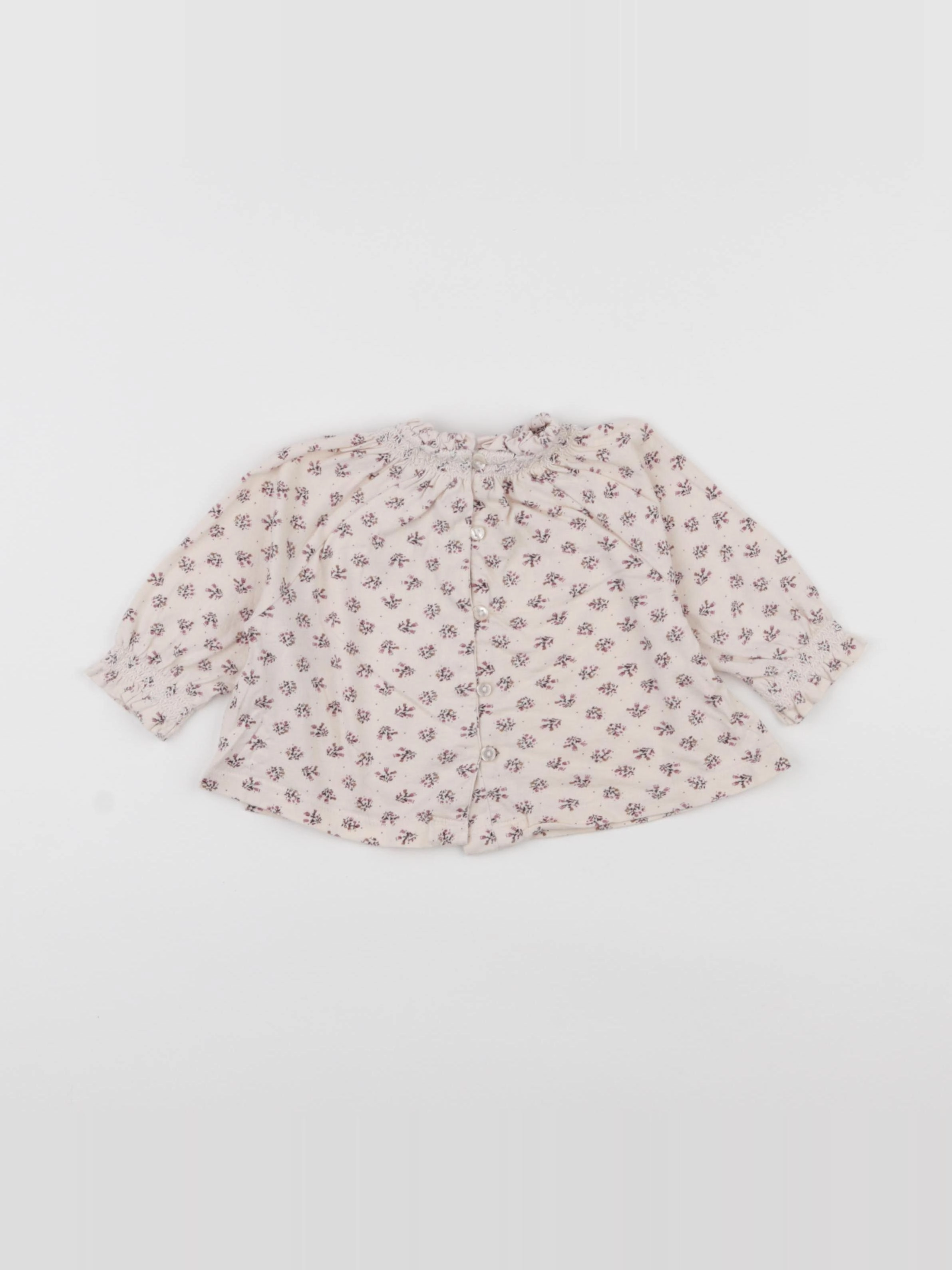 Vertbaudet - blouse beige - 3 mois