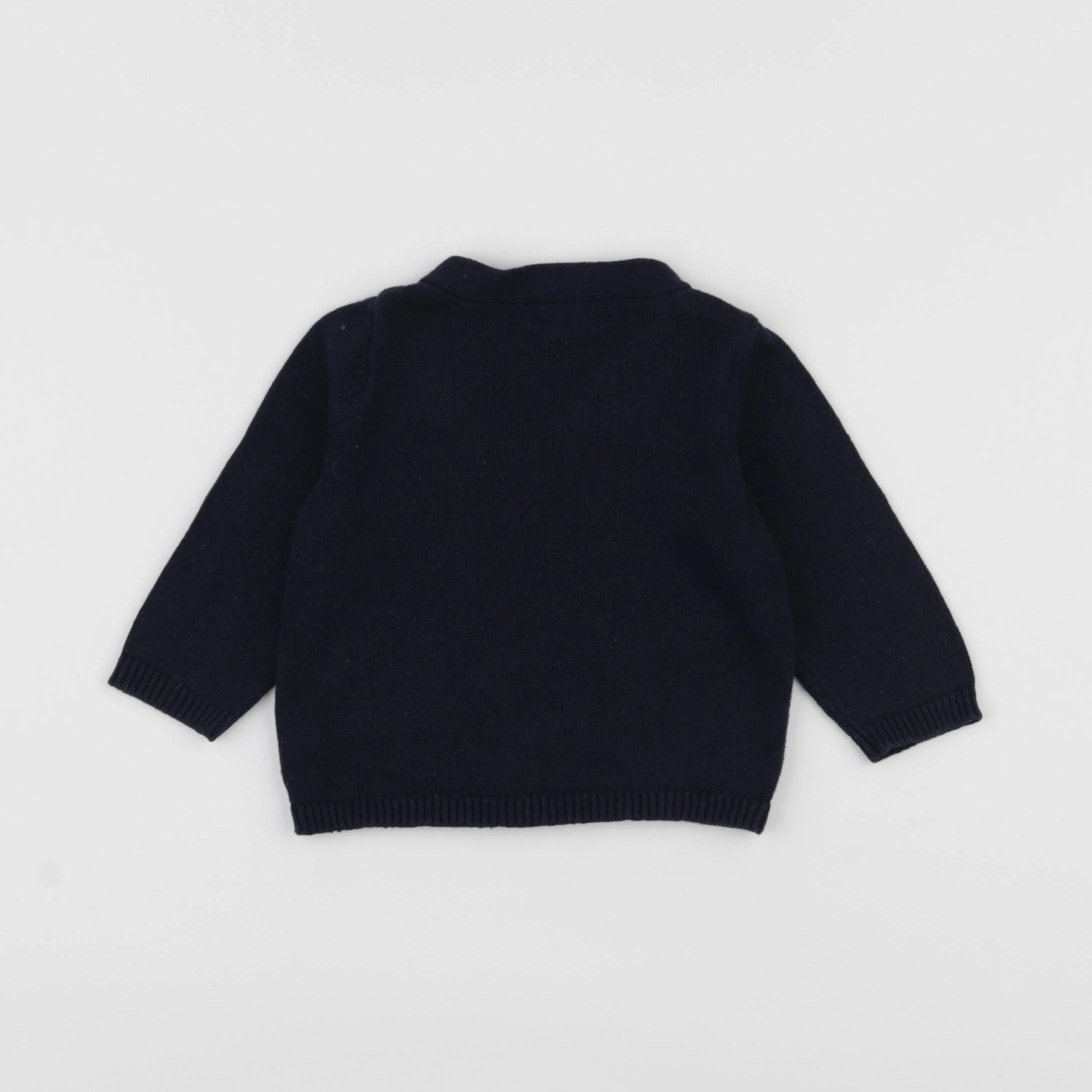 Vertbaudet - gilet bleu - 6 mois