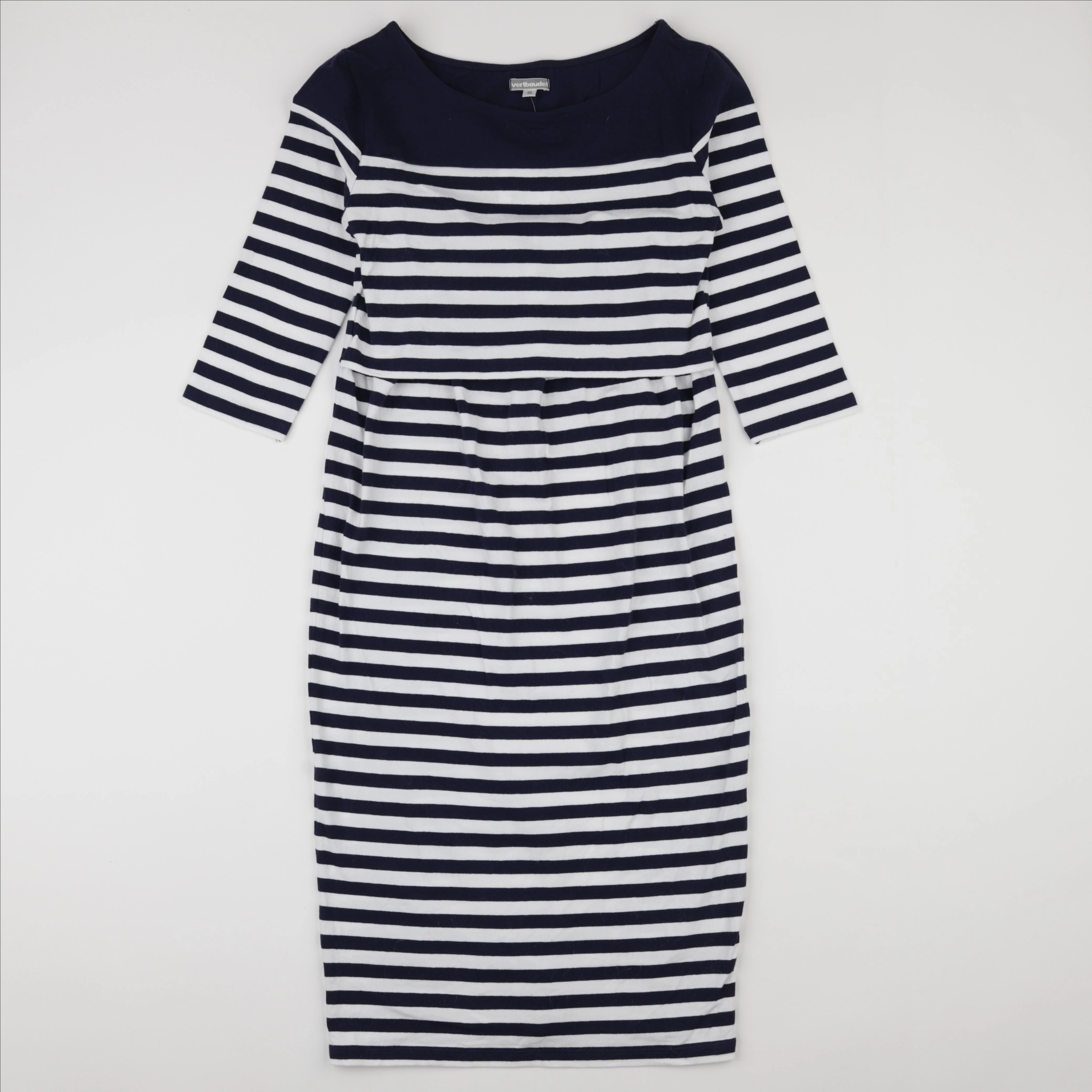 Vertbaudet - robe grossesse, allaitement, grossesse blanc, bleu - 34 à 36