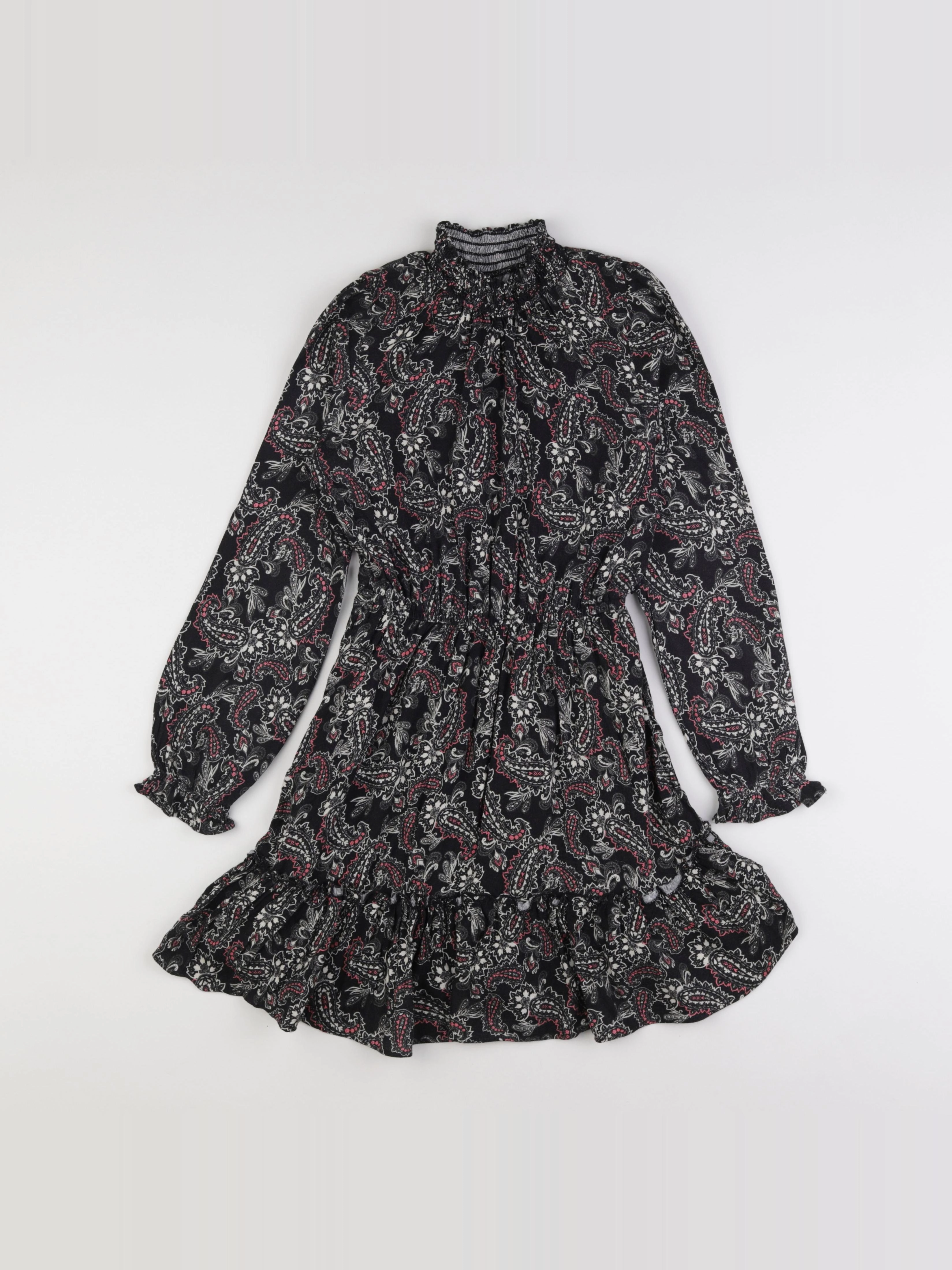 IKKS - robe noir - 10 ans