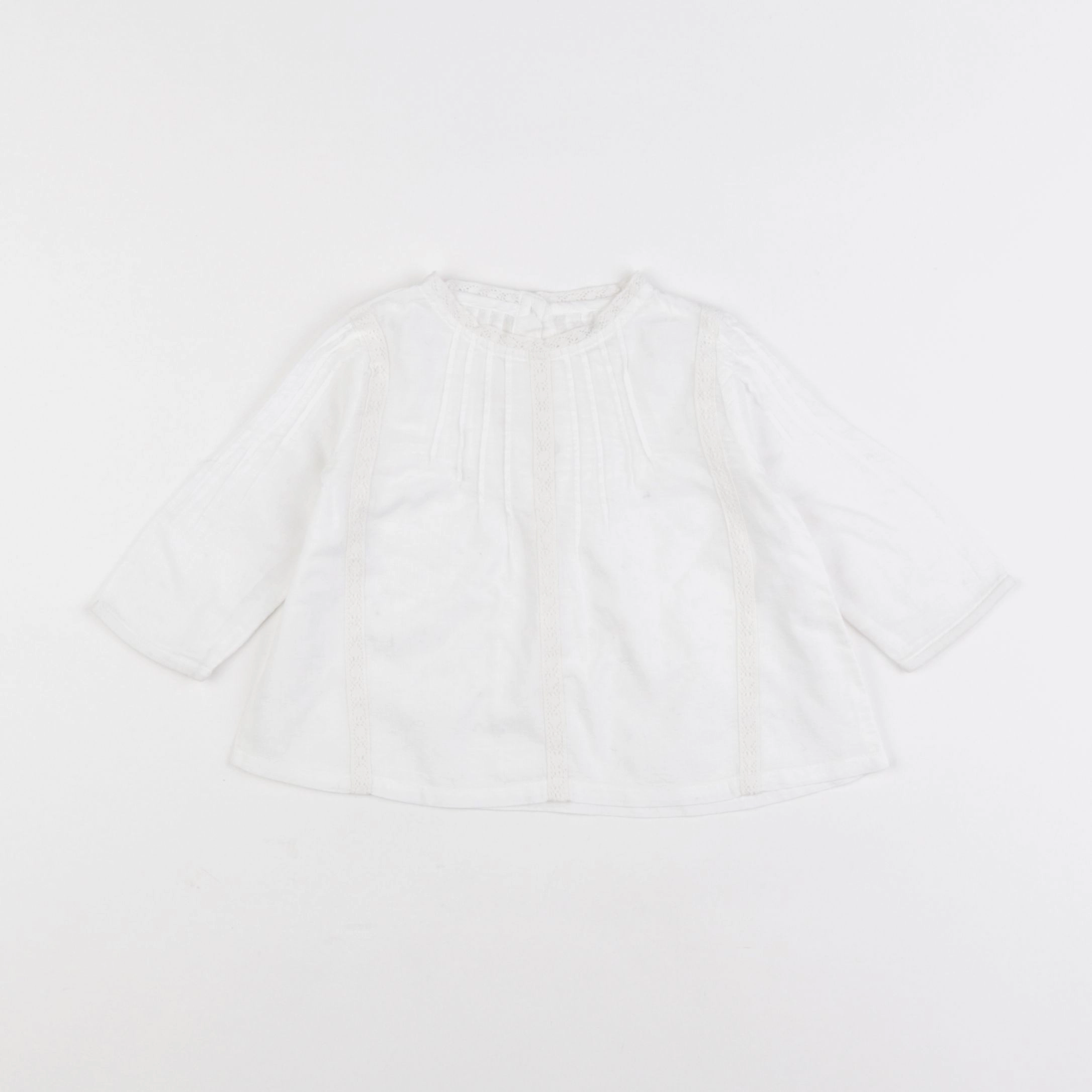 Boutchou - blouse blanc - 6 mois