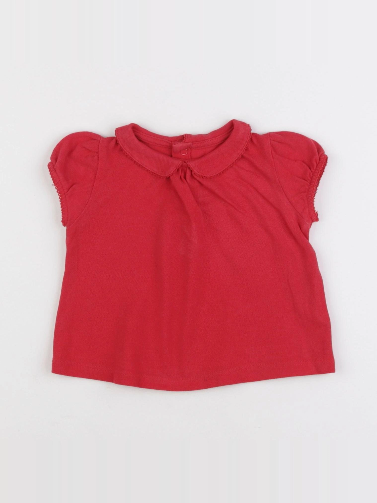 Boutchou - polo rouge - 9 mois