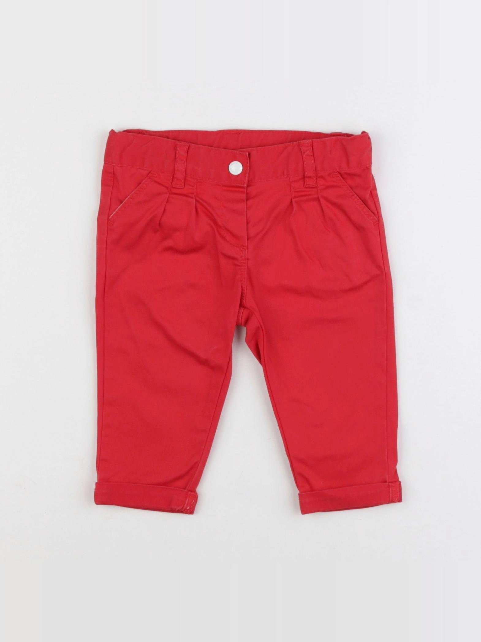 Petit Bateau - pantalon rouge - 6 mois