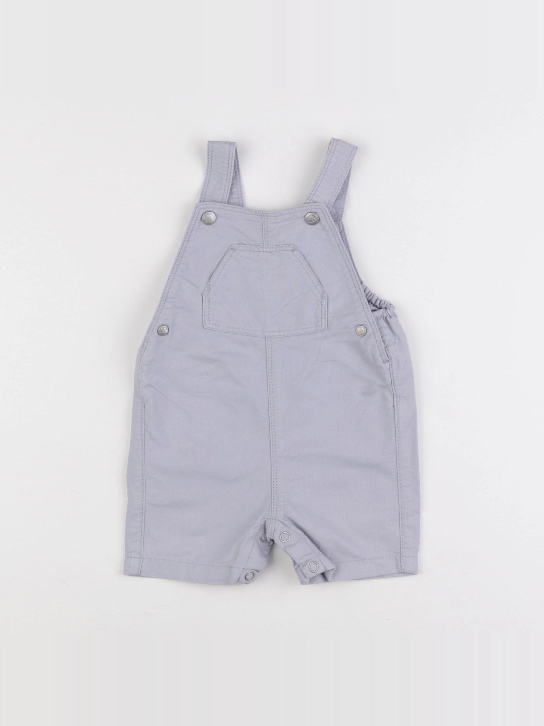 Petit Bateau - salopette bleu - 3 mois