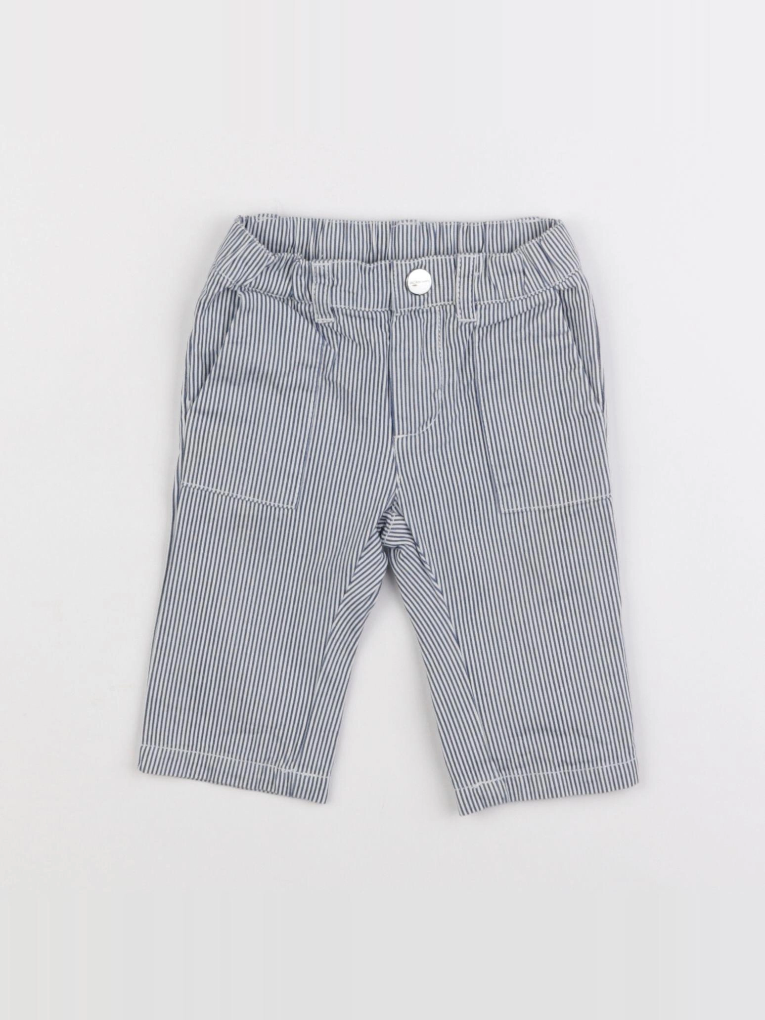 Jacadi - pantalon bleu - 6 mois