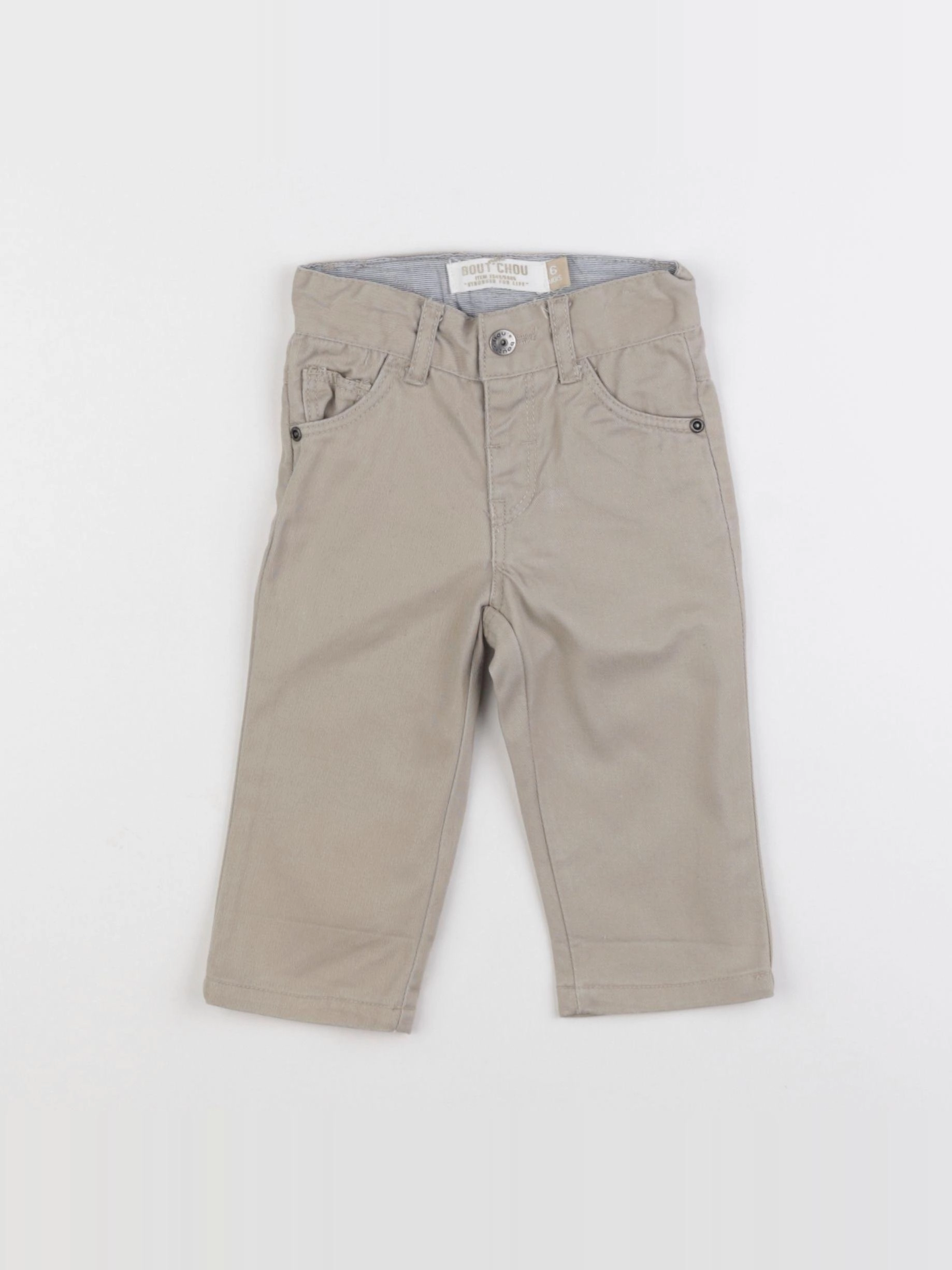 Boutchou - pantalon beige - 6 mois
