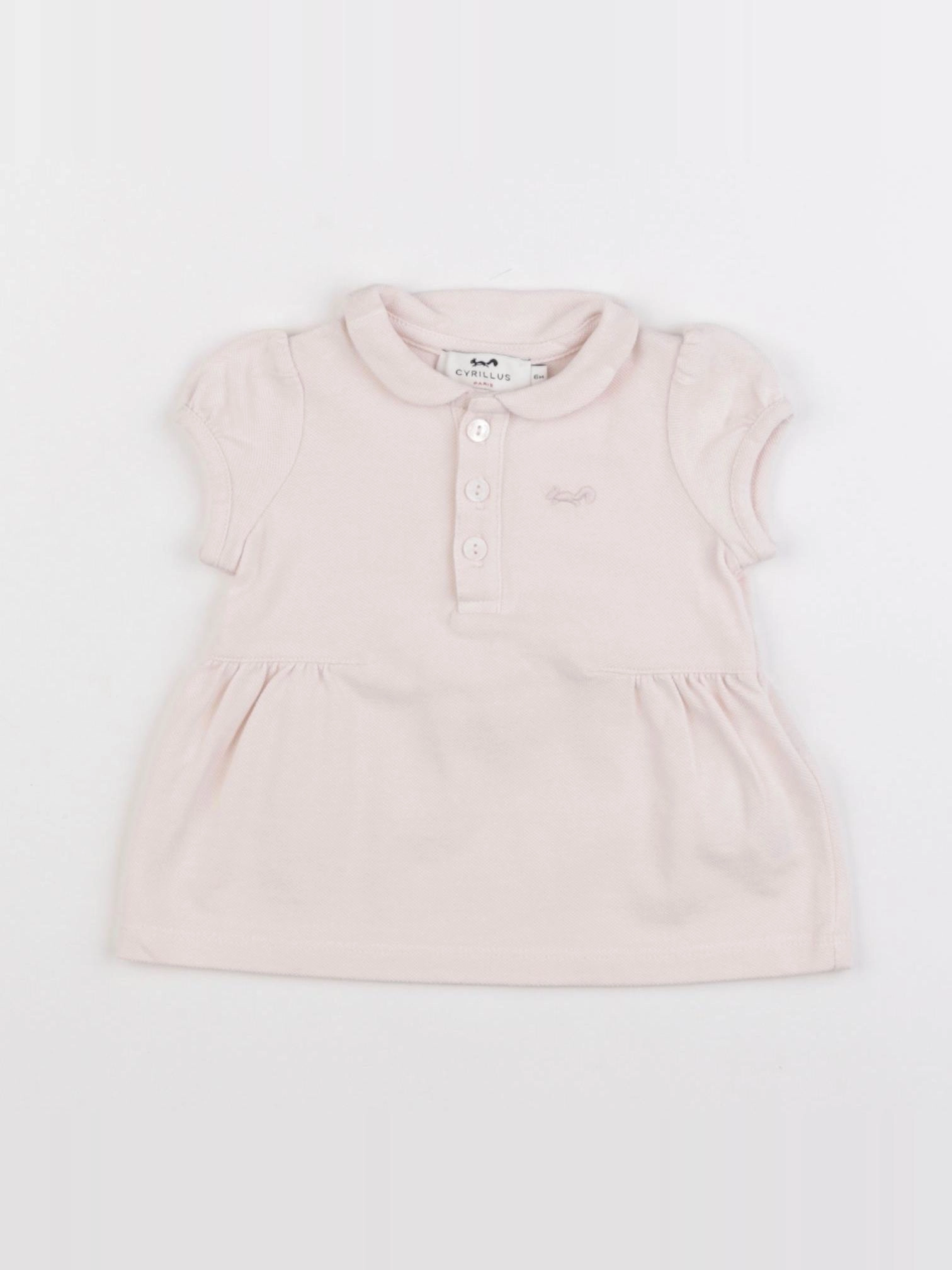 Cyrillus - polo rose - 6 mois