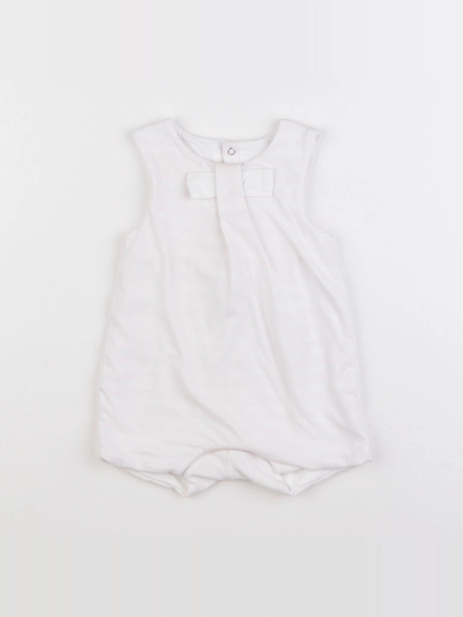 Jacadi - combinaison blanc, rose - 12 mois
