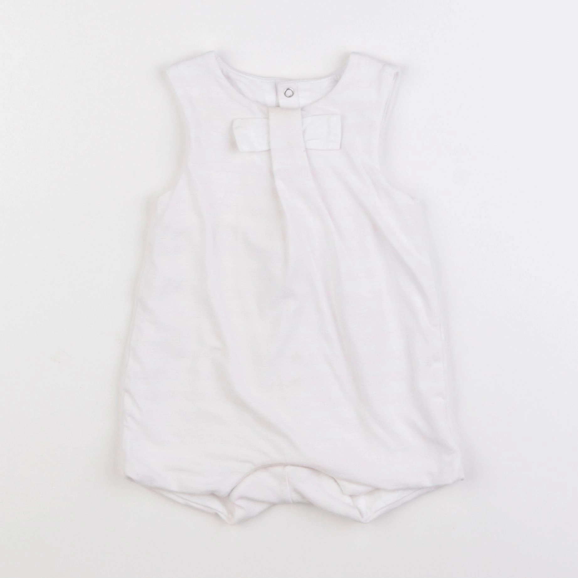 Jacadi - combinaison blanc, rose - 12 mois