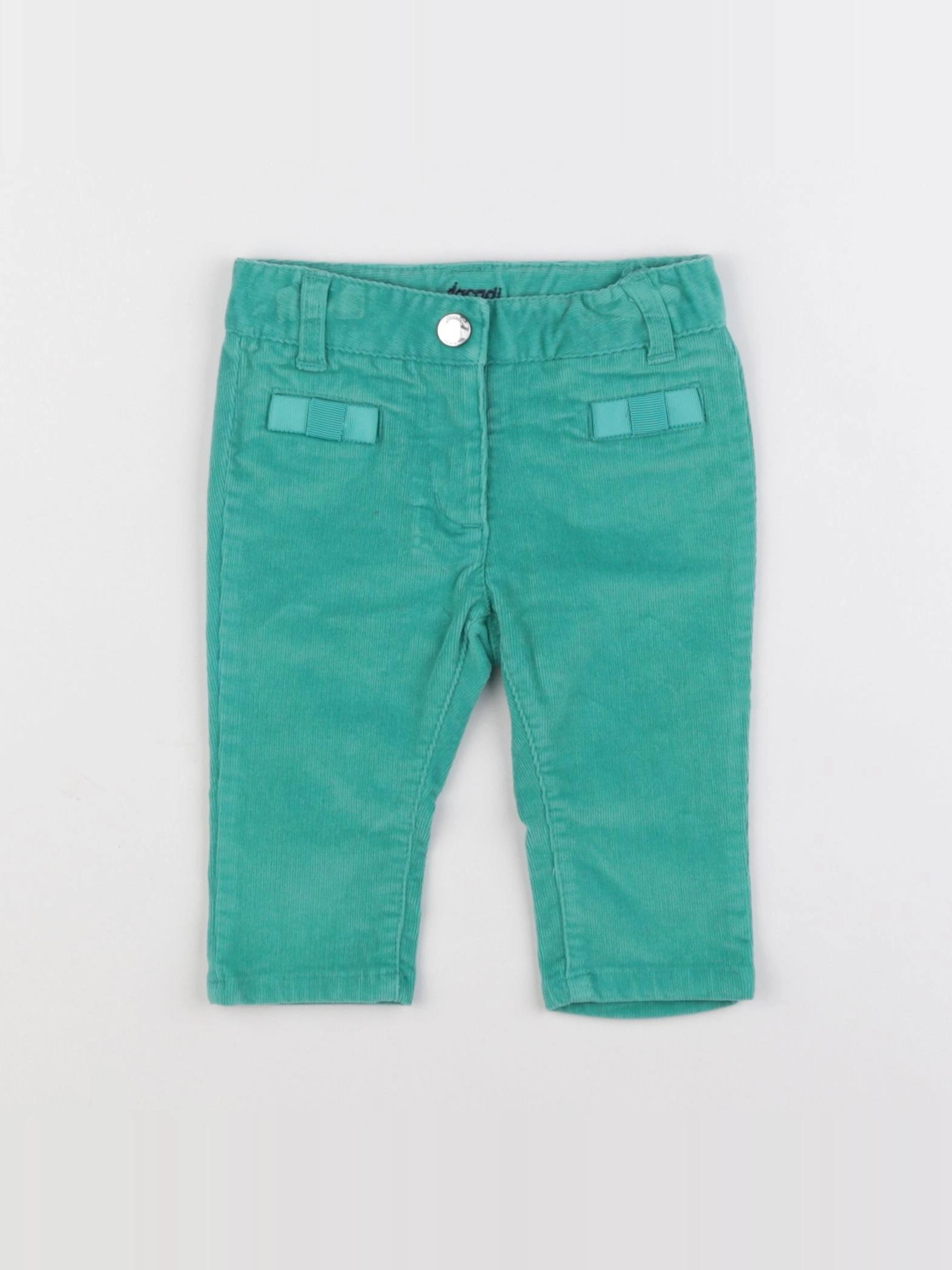 Jacadi - pantalon vert - 6 mois