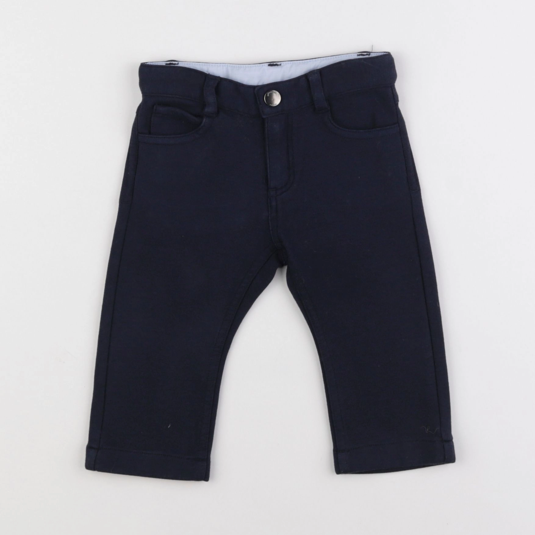 Jacadi - pantalon bleu - 12 mois