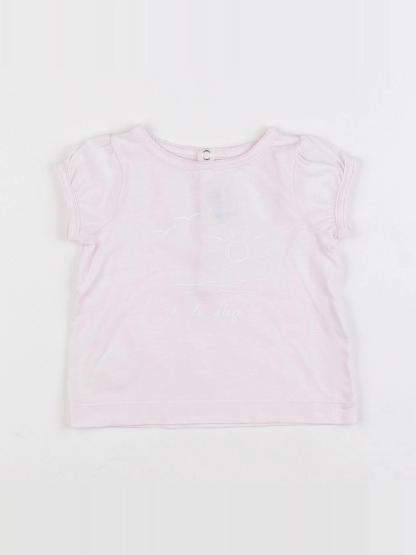 Jacadi - tee-shirt rose - 6 mois