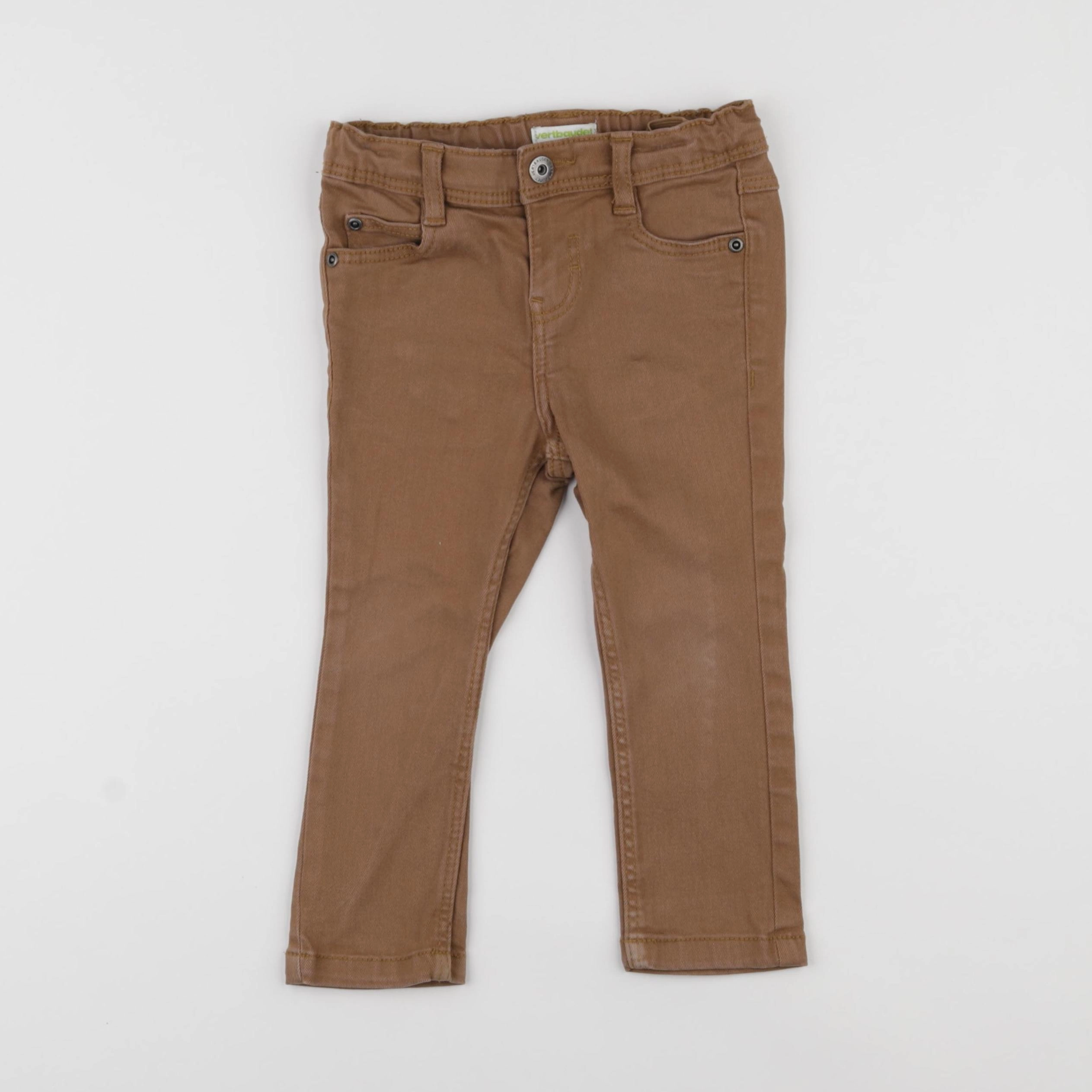 Vertbaudet - jean marron - 2 ans