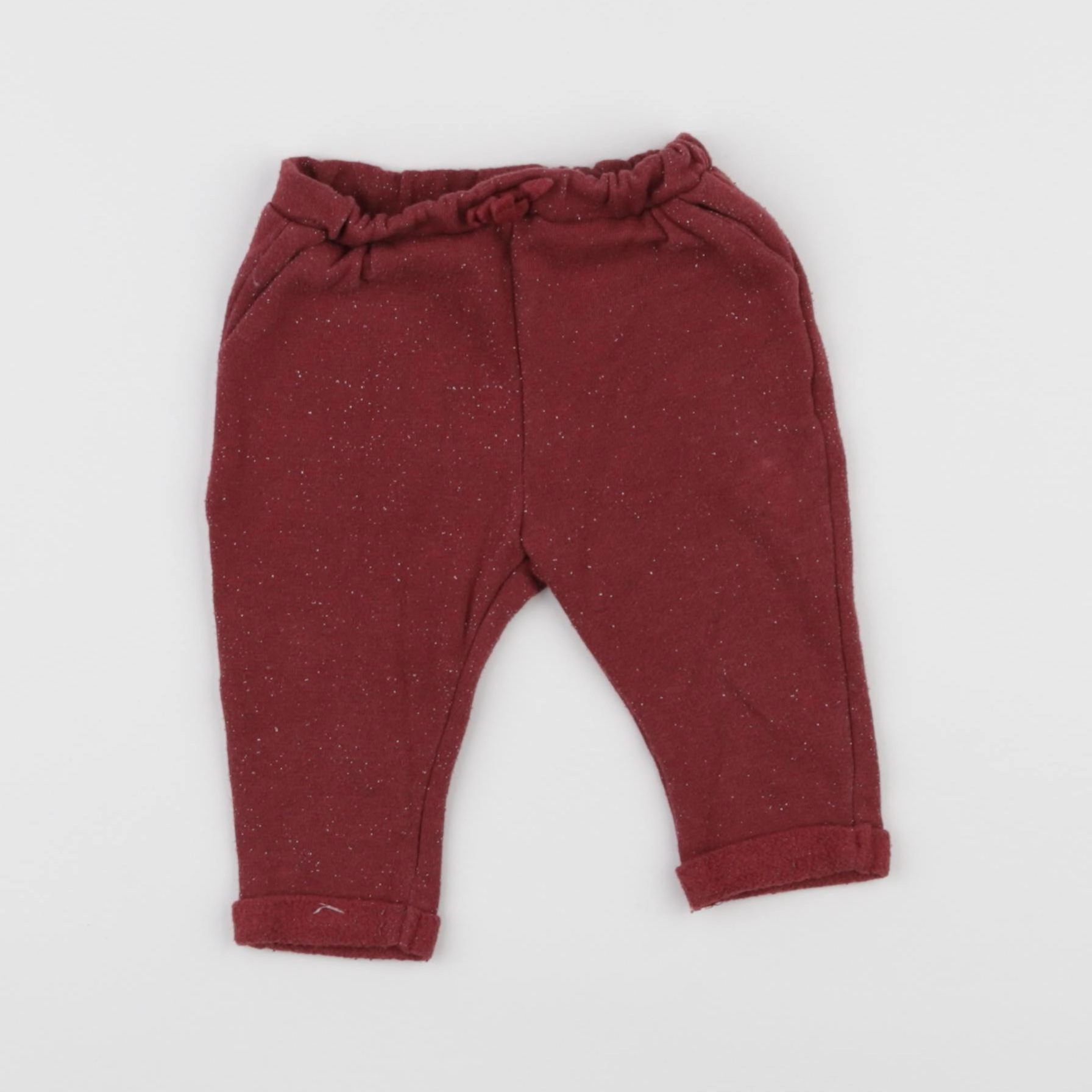 Vertbaudet - jogging rouge - 6 mois