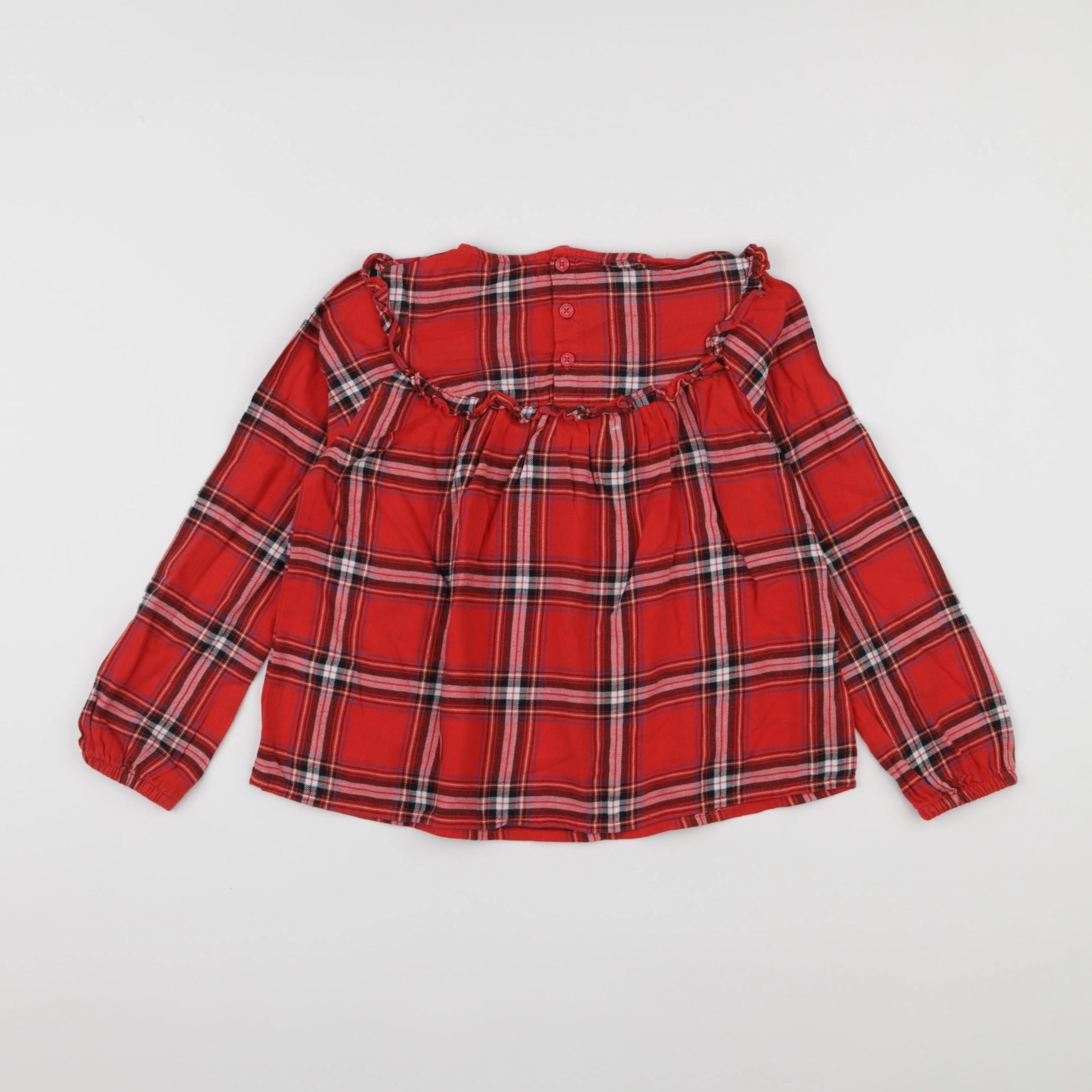 Vertbaudet - blouse rouge - 8 ans