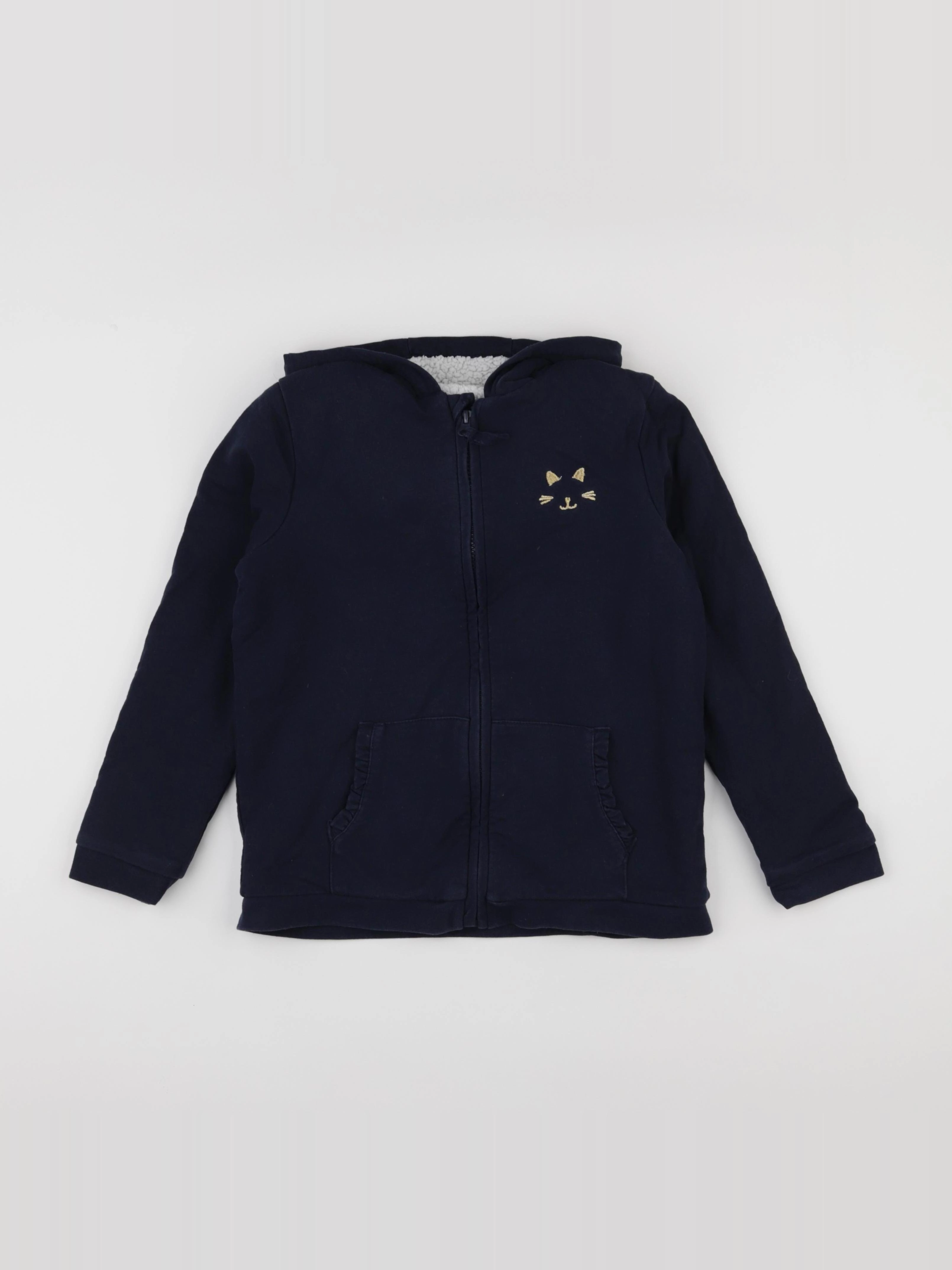 Vertbaudet - sweat bleu - 10 ans