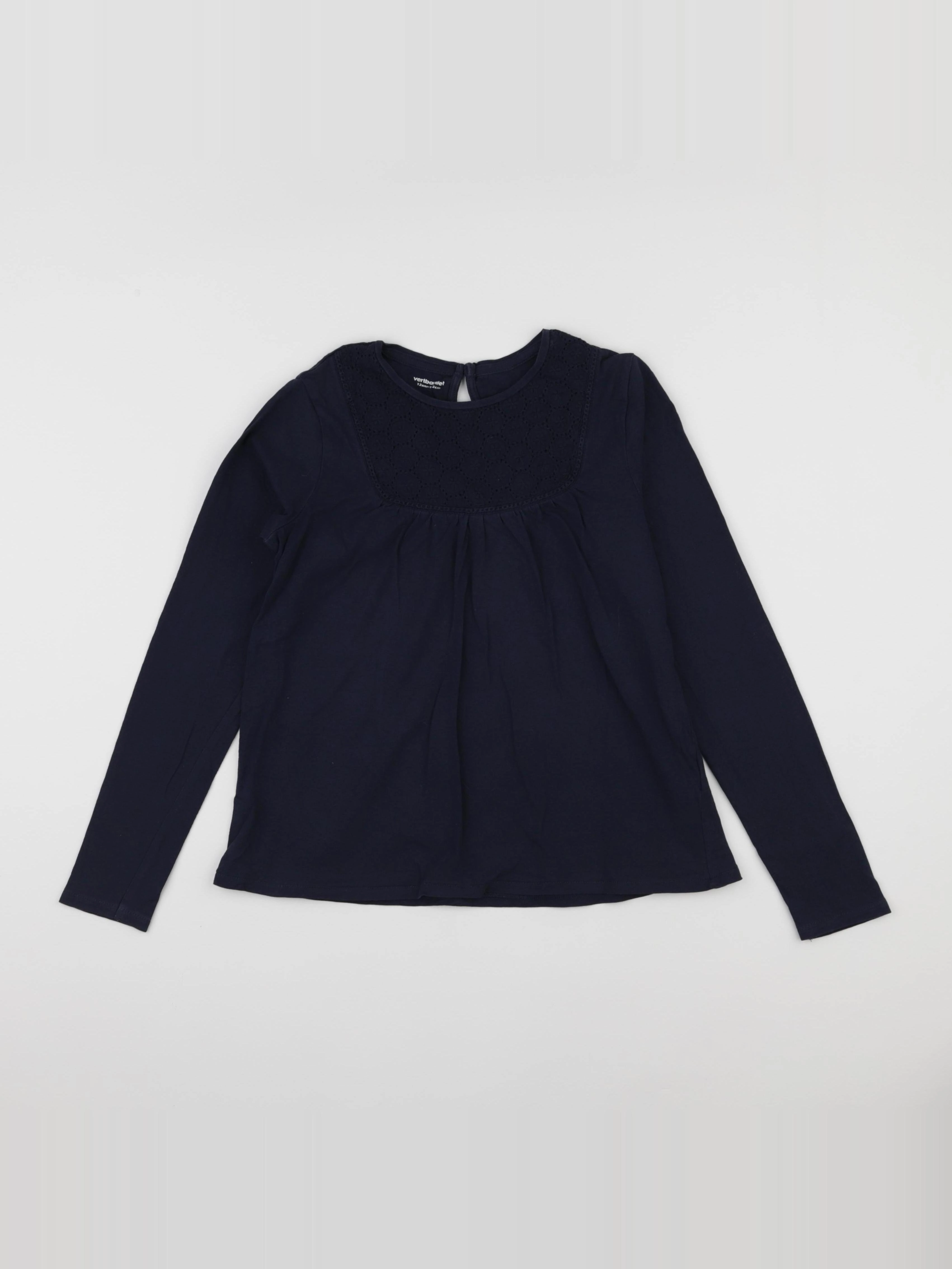 Vertbaudet - tee-shirt bleu - 12 ans