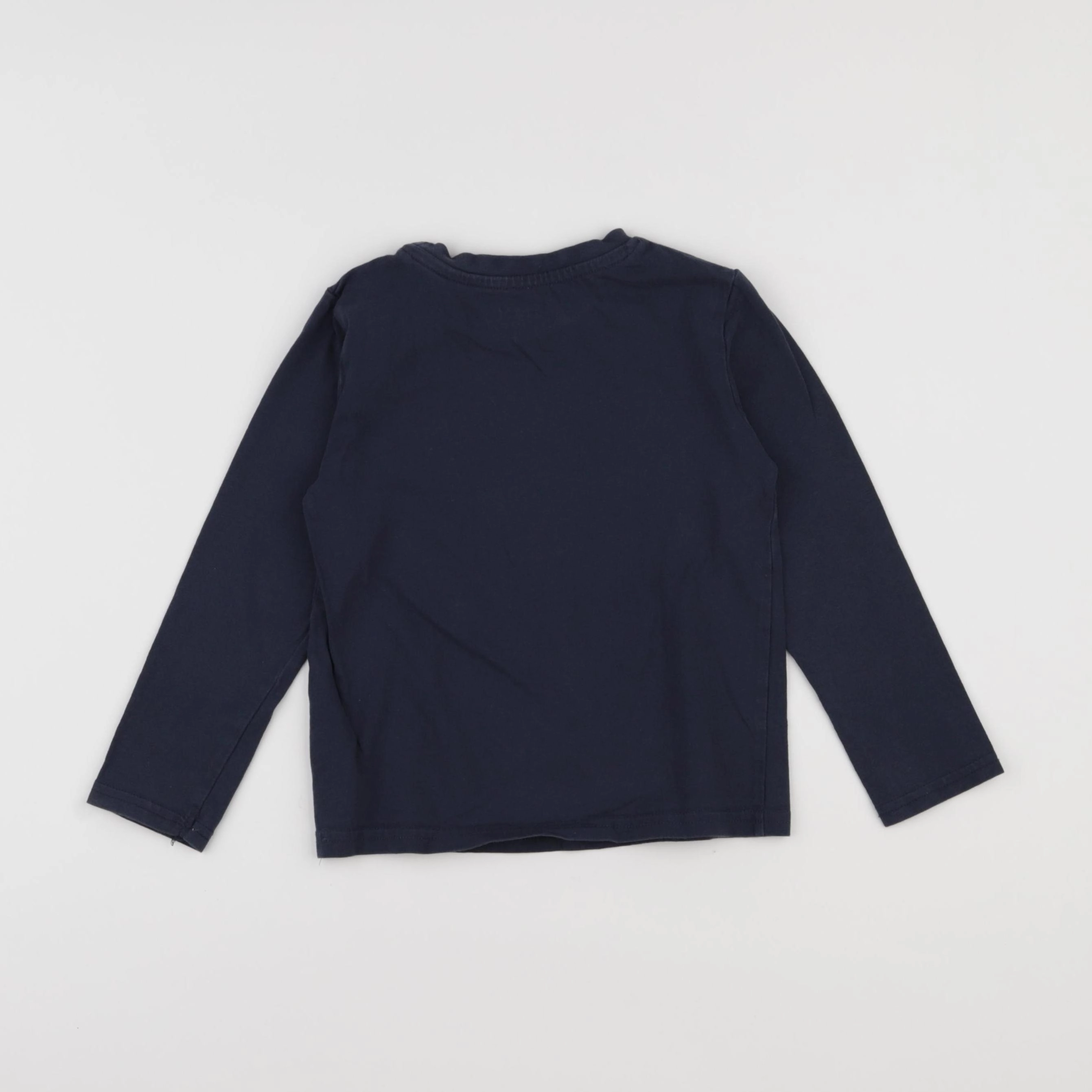 Vertbaudet - tee-shirt bleu - 4 ans