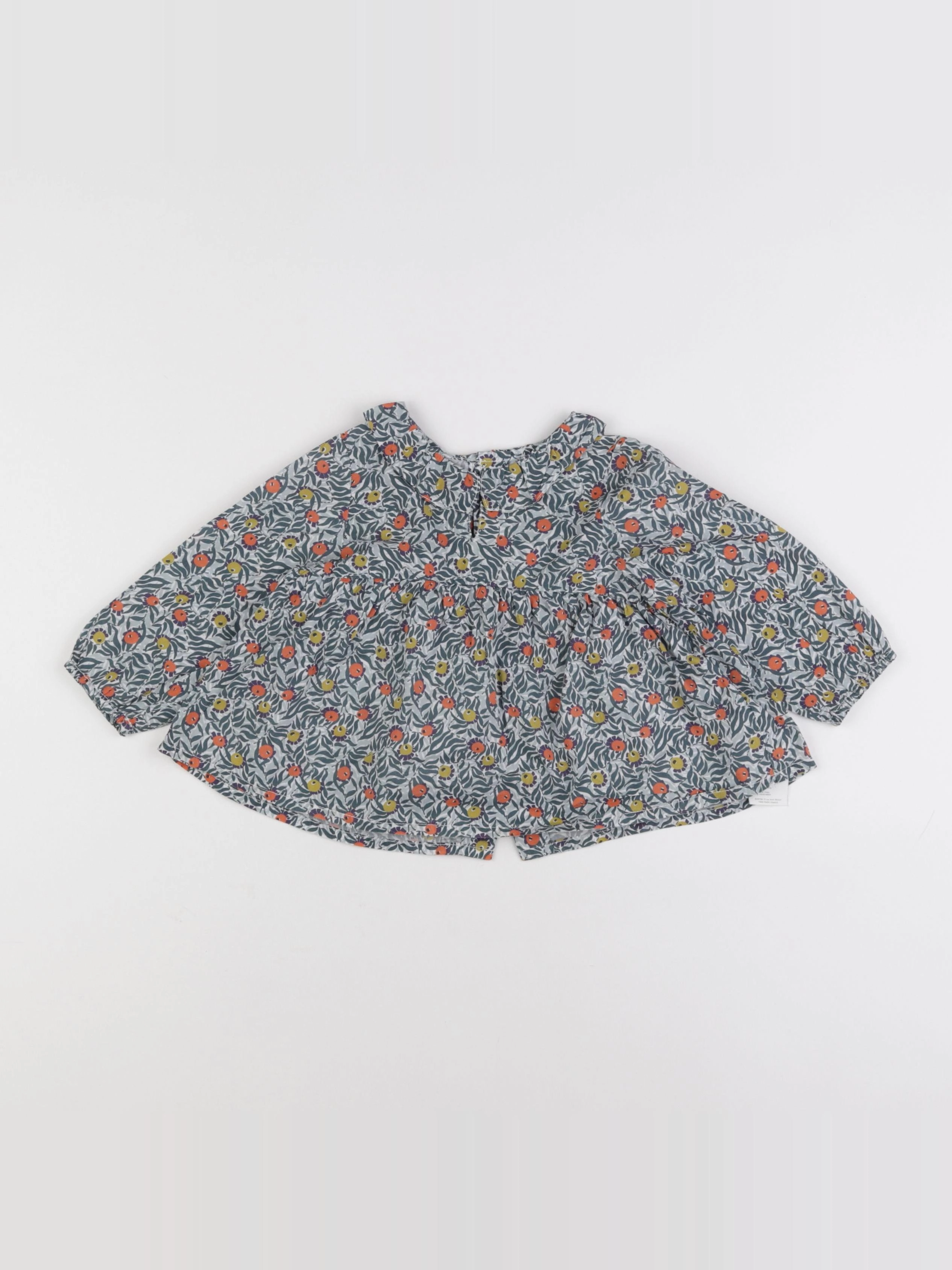 Bonton - blouse vert - 18 mois