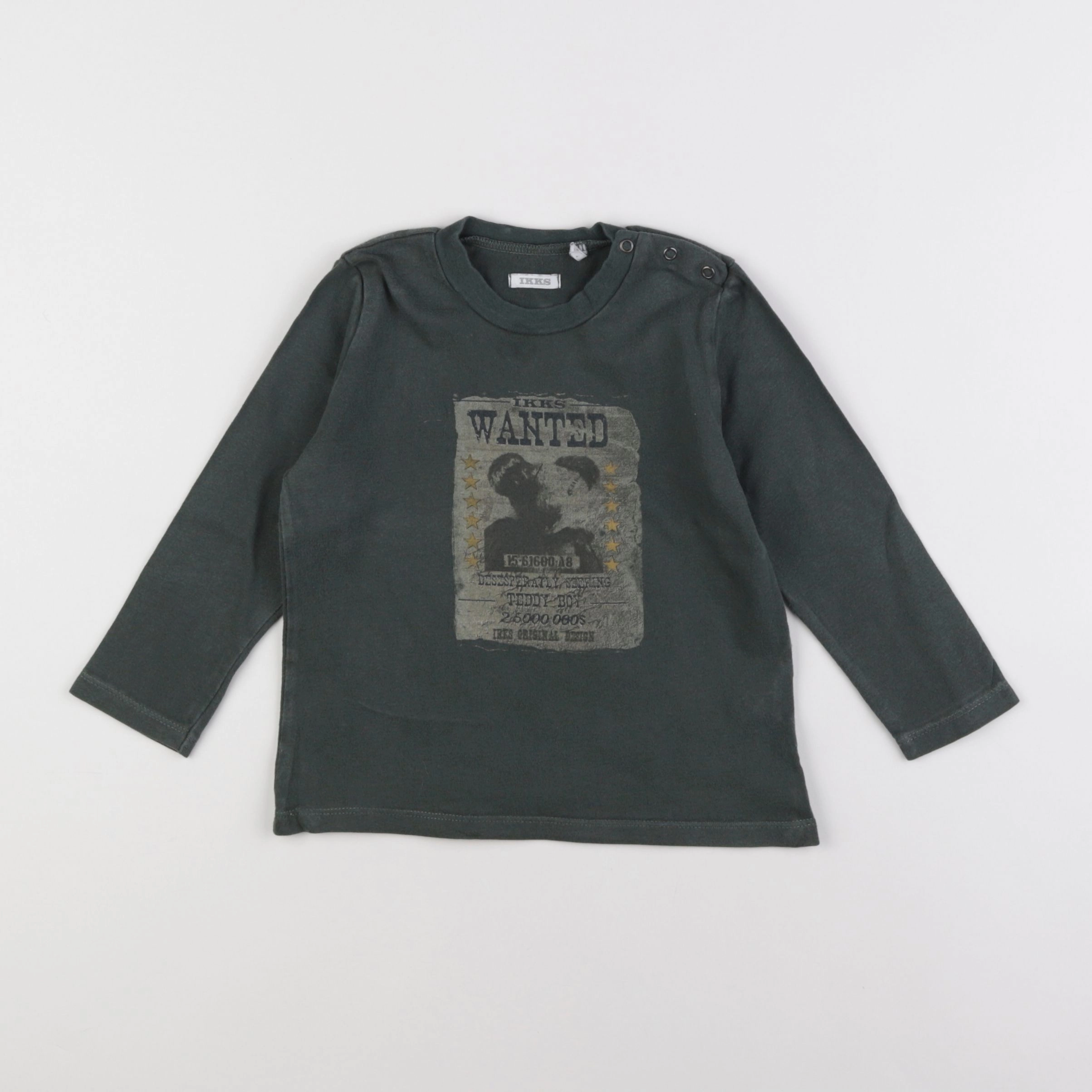 IKKS - tee-shirt vert - 2 ans