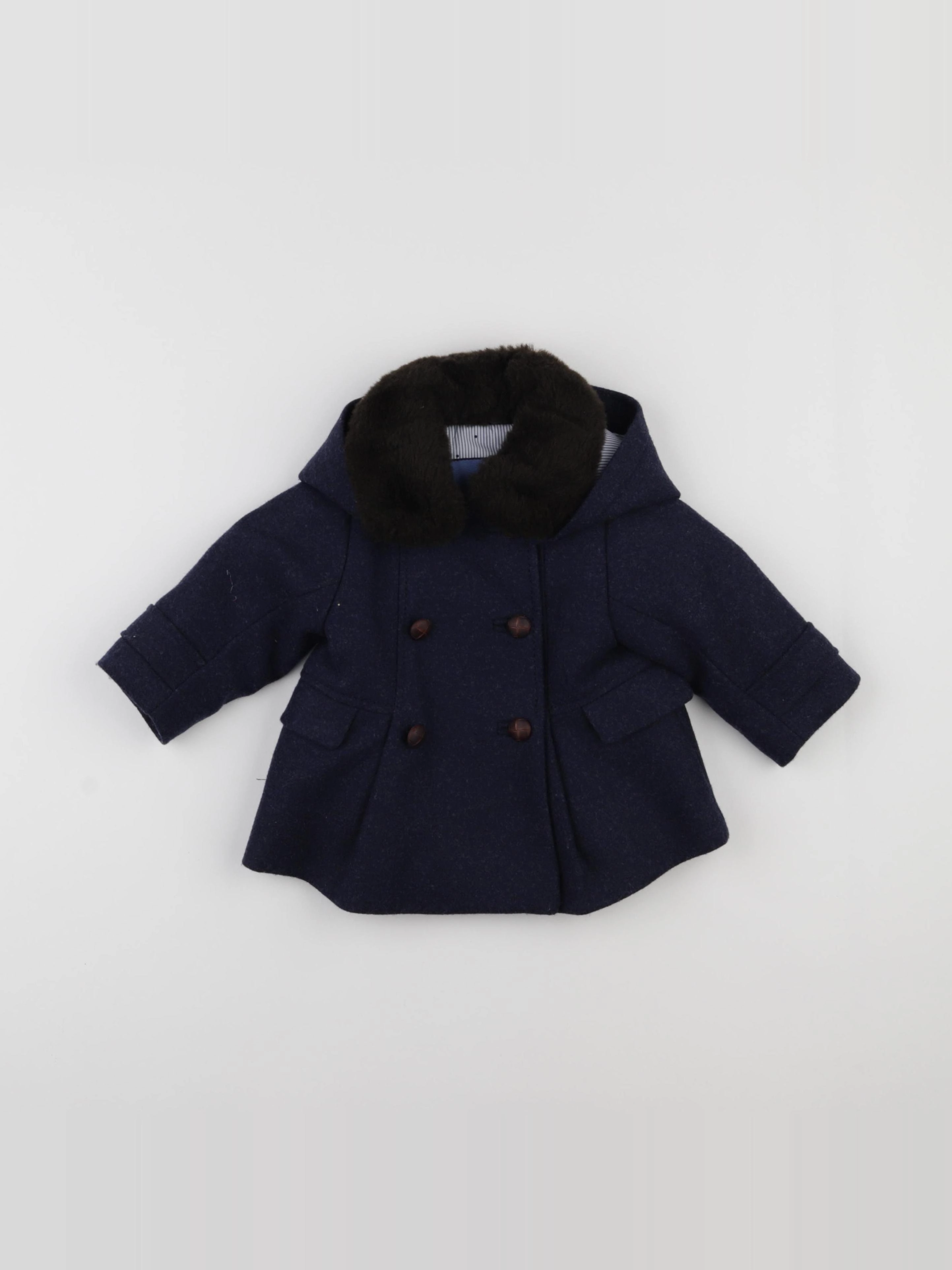 Jacadi - manteau bleu - 6 mois