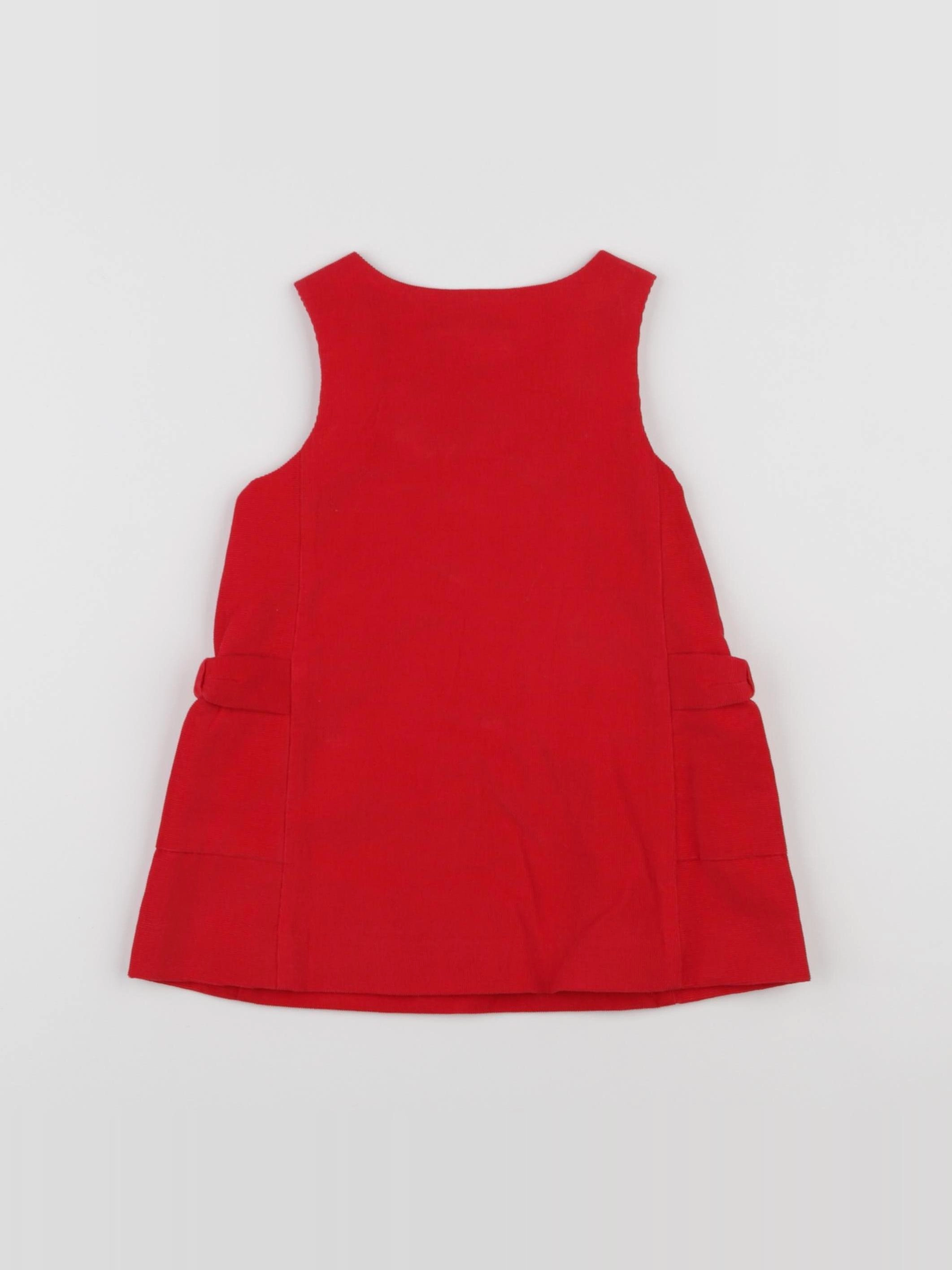 Jacadi - robe rouge - 12 mois