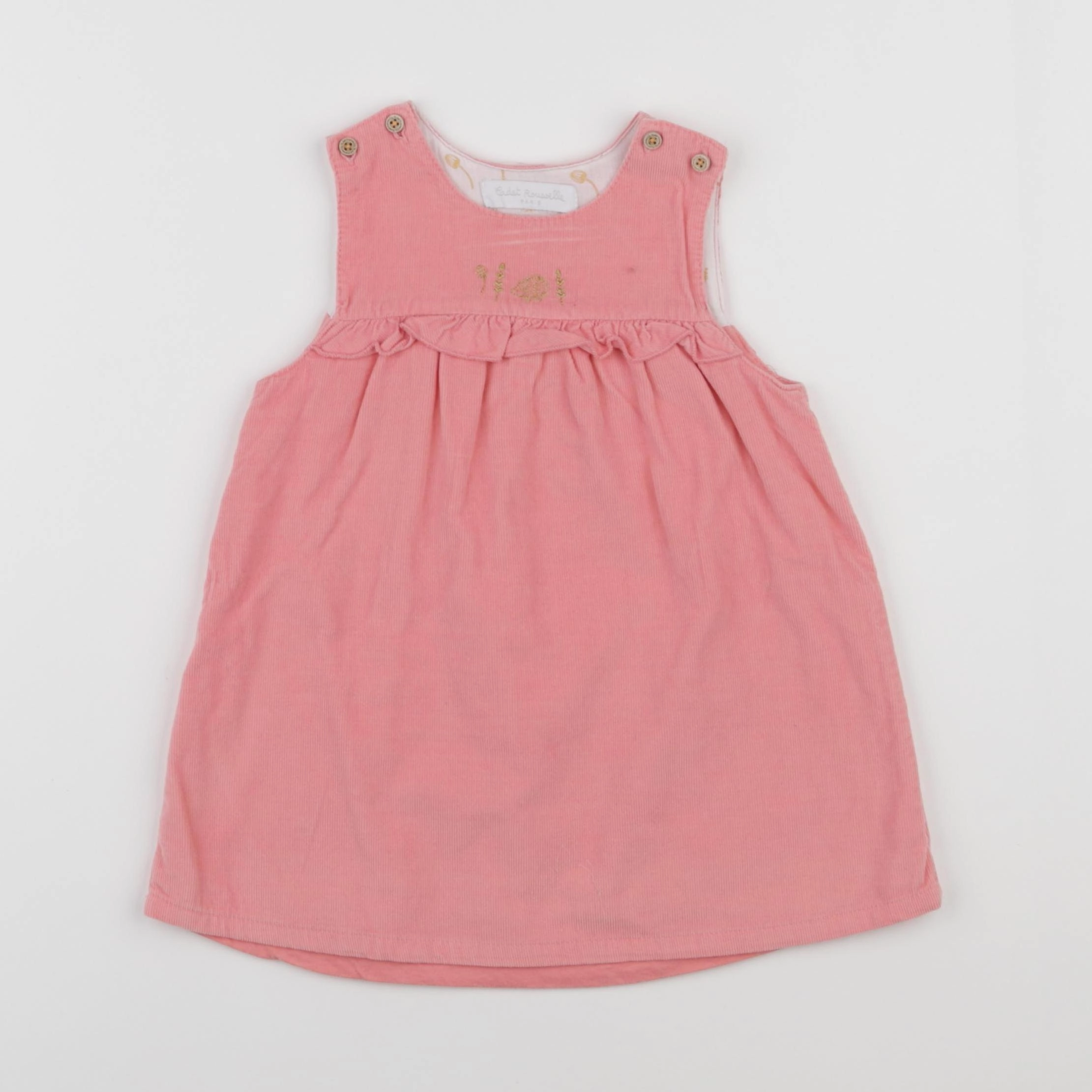 Cadet Rousselle - robe rose - 9 mois