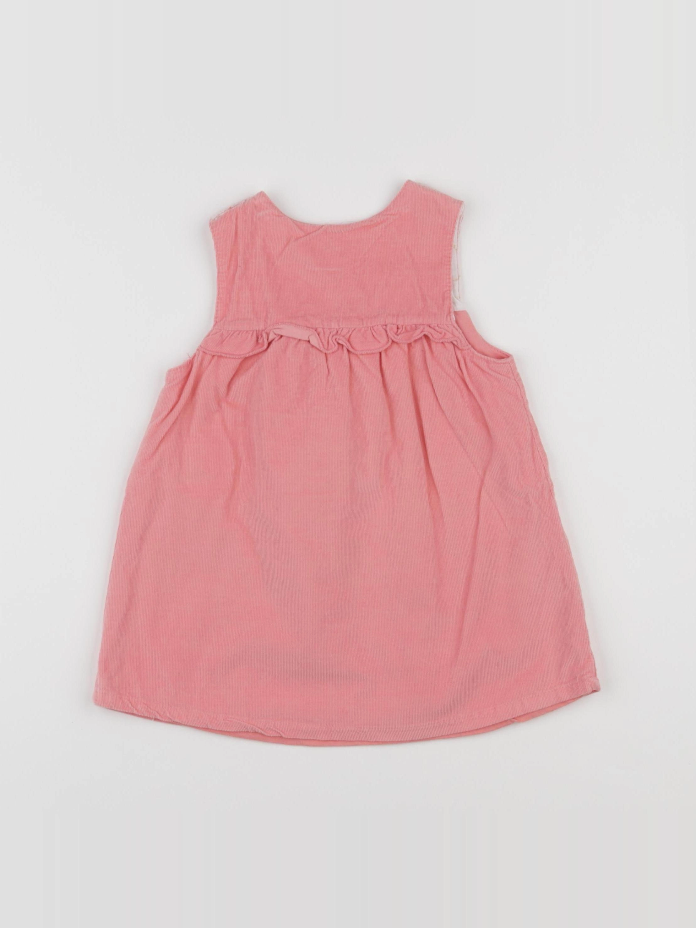 Cadet Rousselle - robe rose - 9 mois