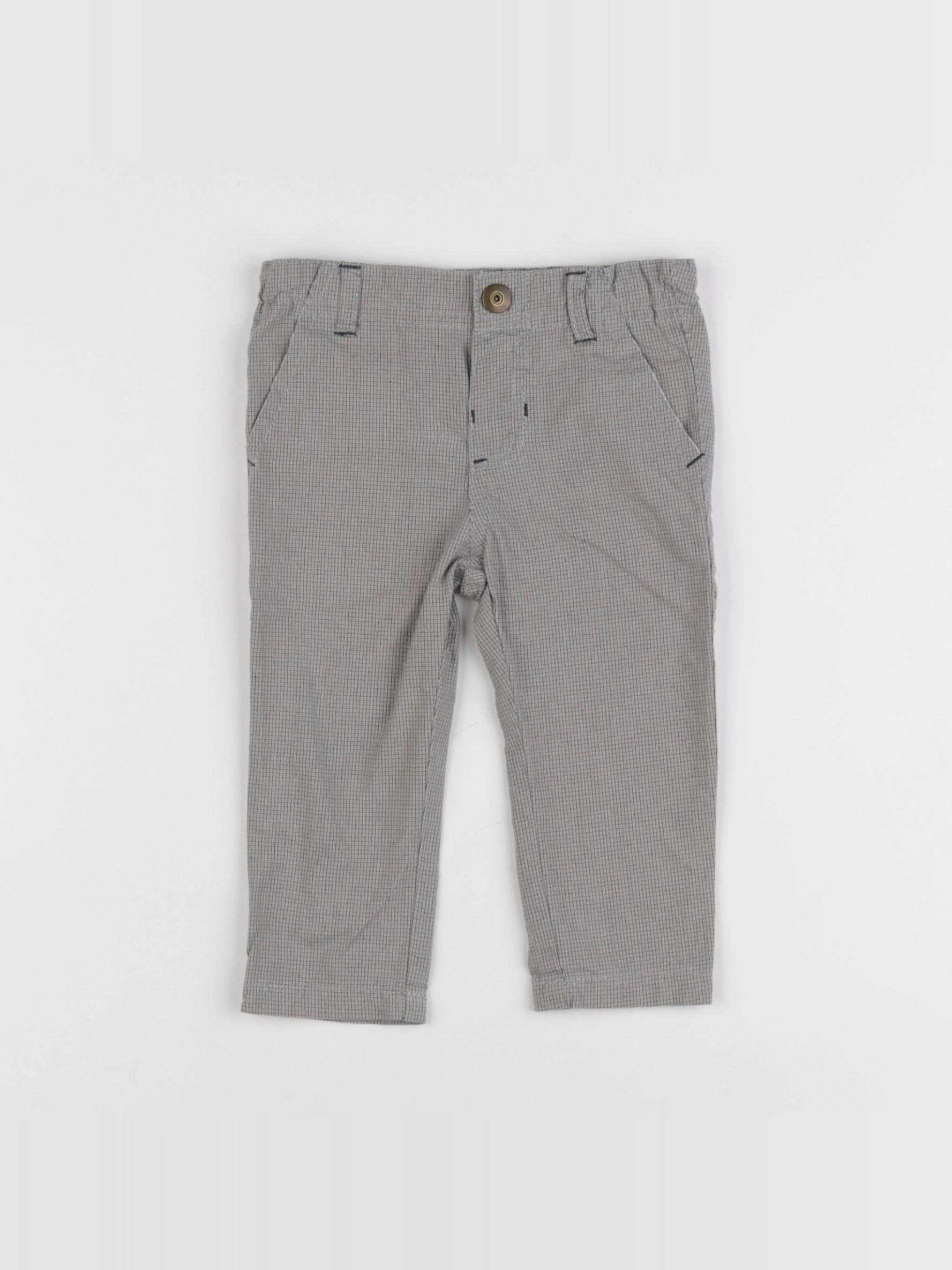 Boutchou - pantalon gris - 6 mois