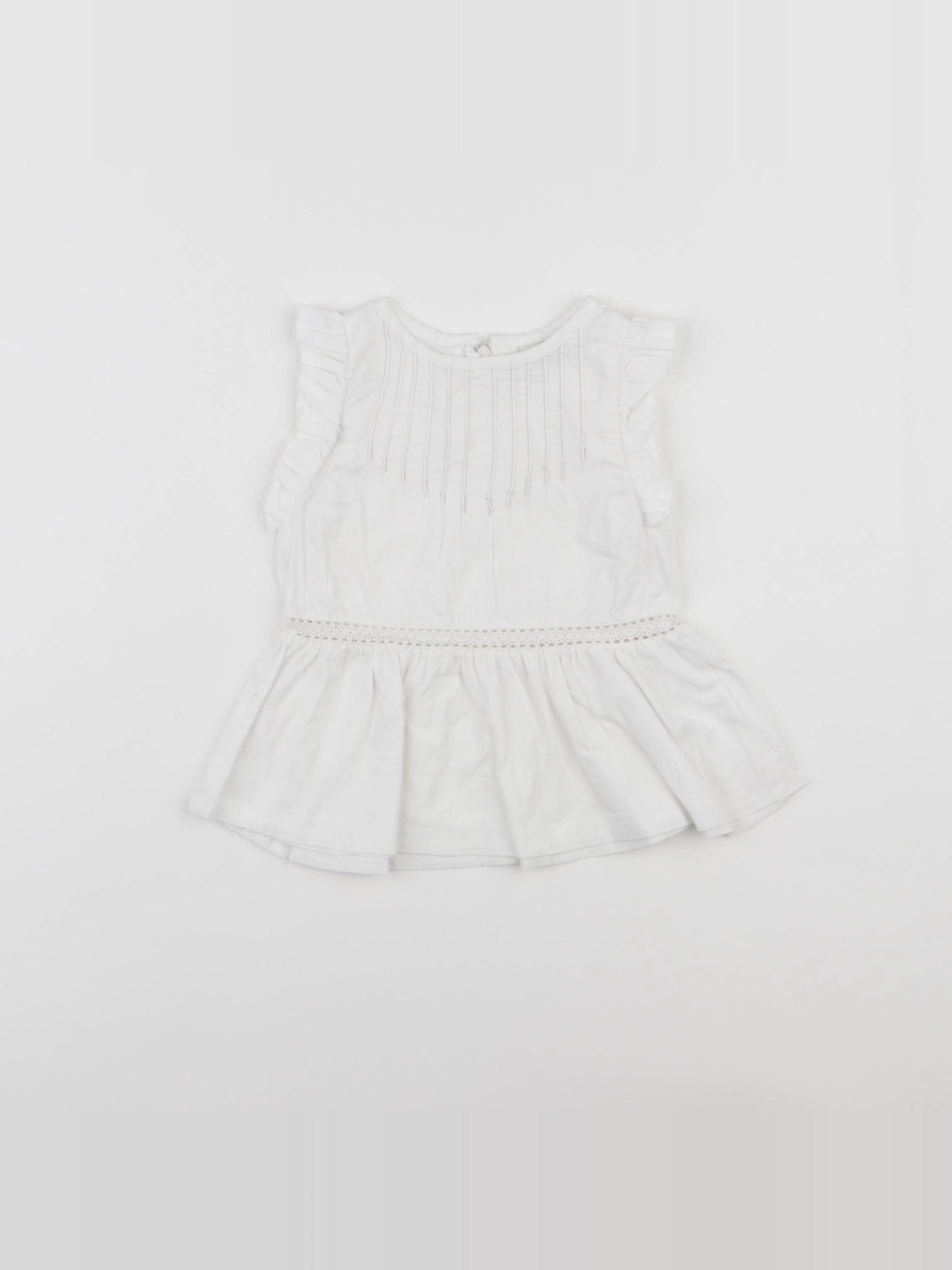Tape à l'oeil - robe blanc - 3 mois