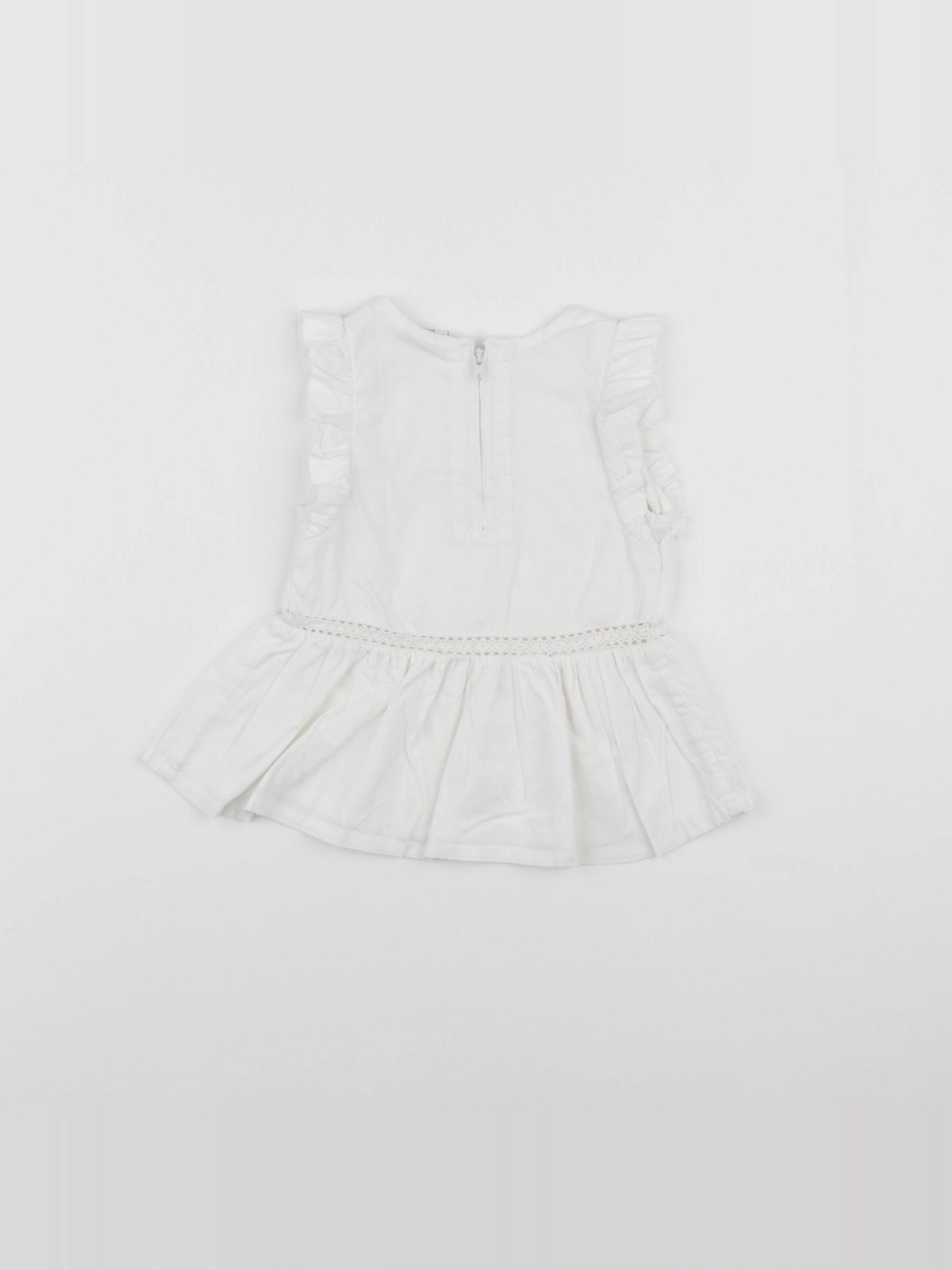 Tape à l'oeil - robe blanc - 3 mois