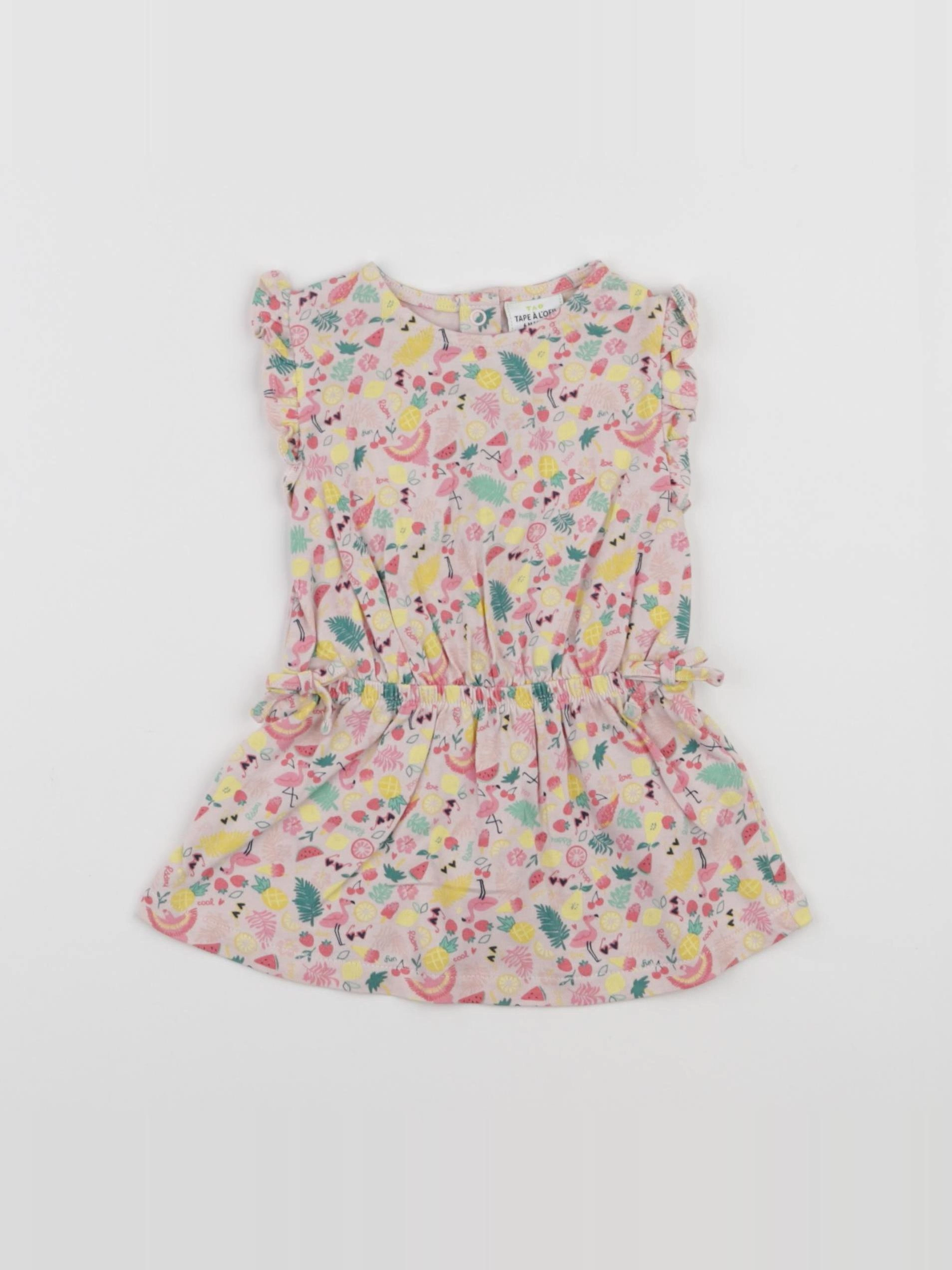 Tape à l'oeil - robe multicolore - 6 mois