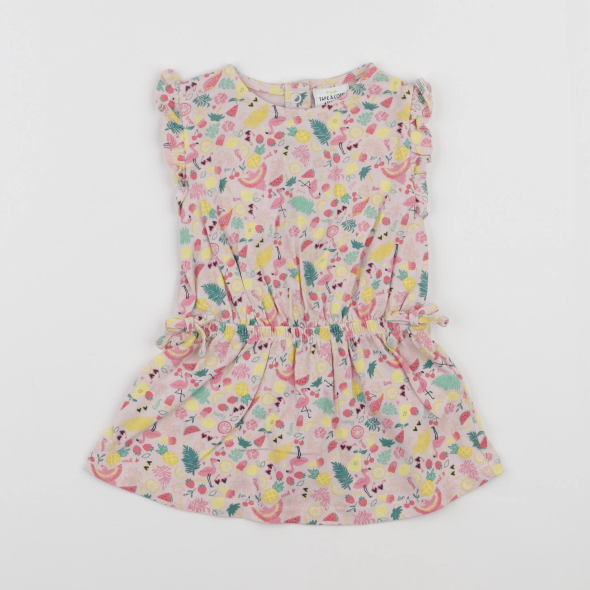Tape à l'oeil - robe multicolore - 6 mois