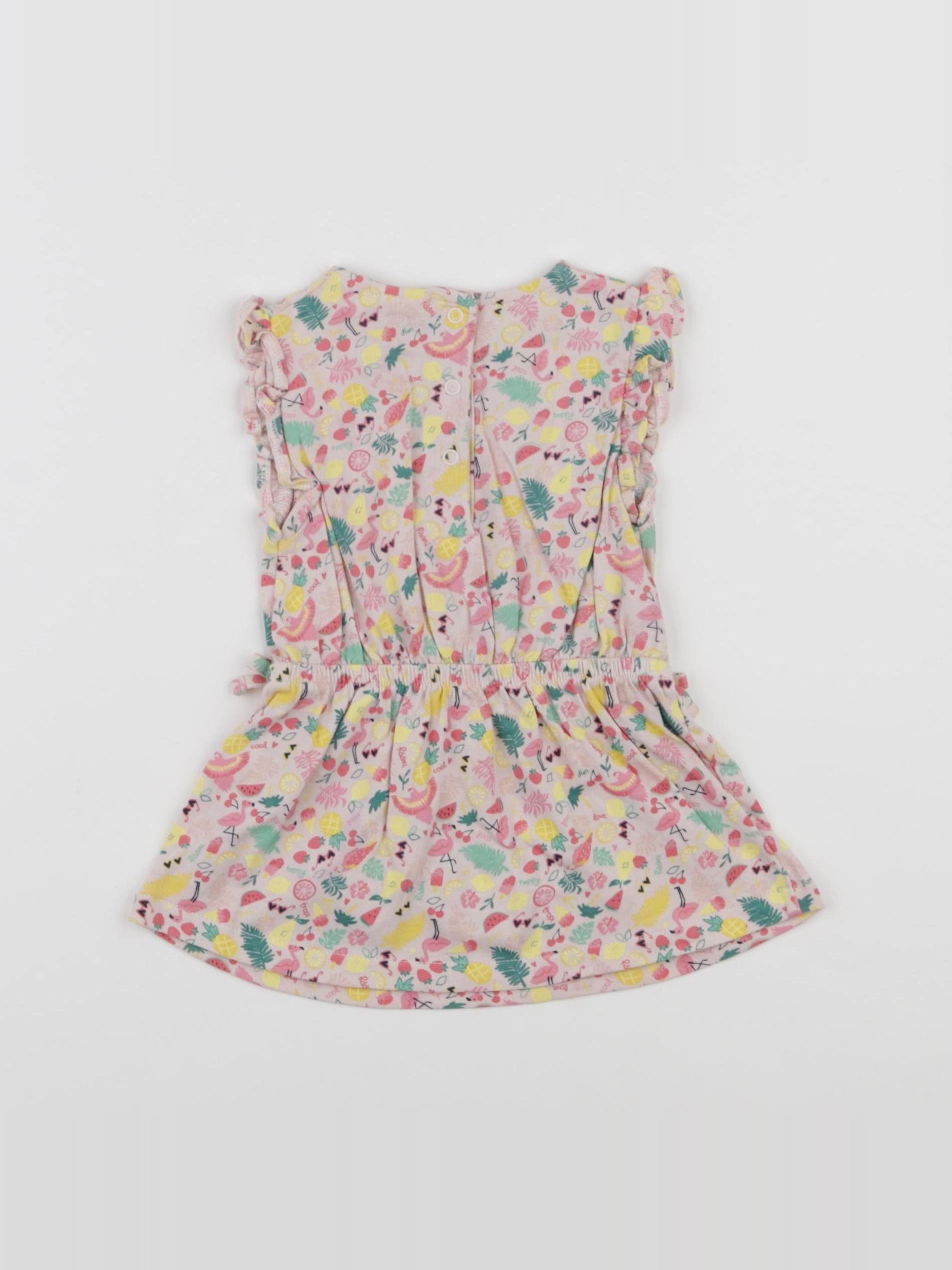 Tape à l'oeil - robe multicolore - 6 mois