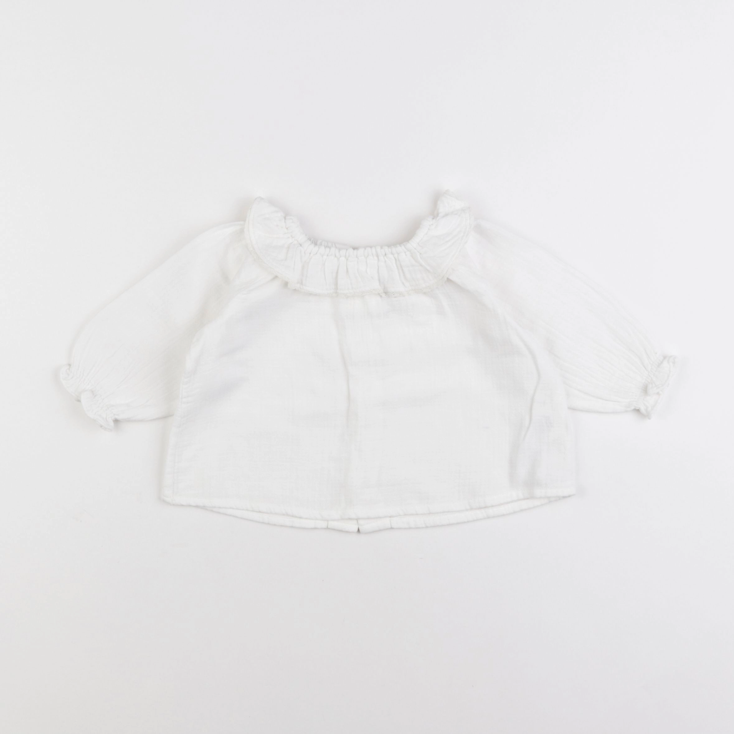 Bonton - blouse blanc - 6 mois