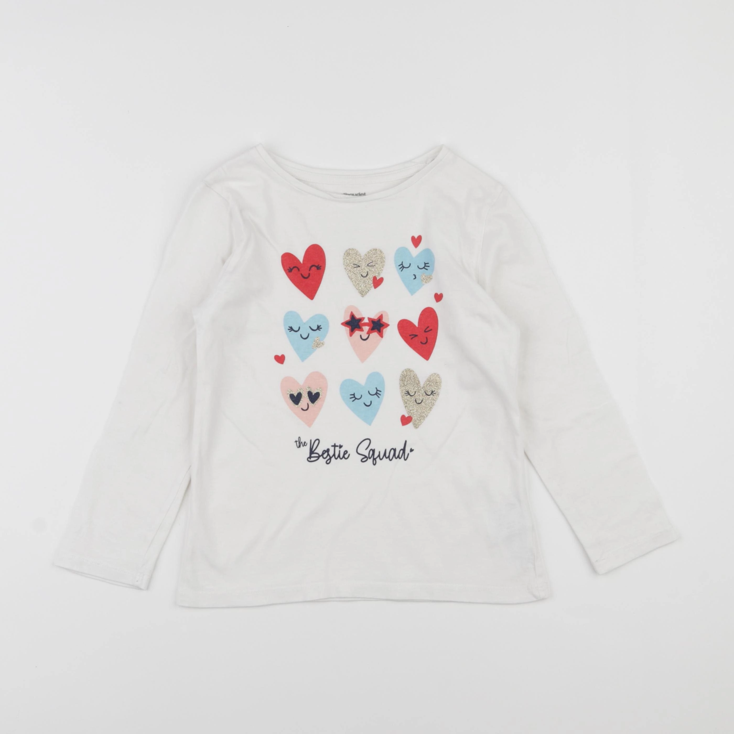 Vertbaudet - tee-shirt blanc - 6 ans