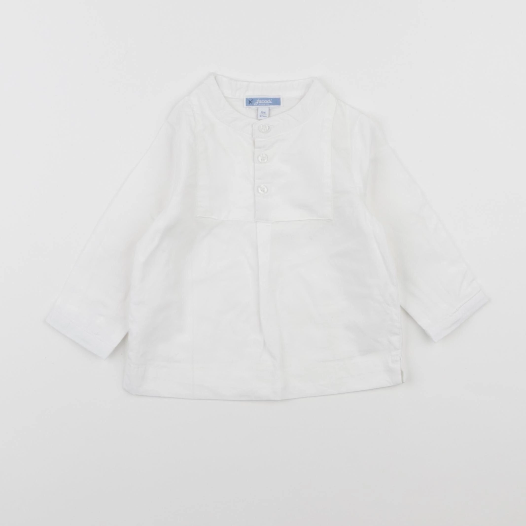 Jacadi - chemise blanc - 6 mois