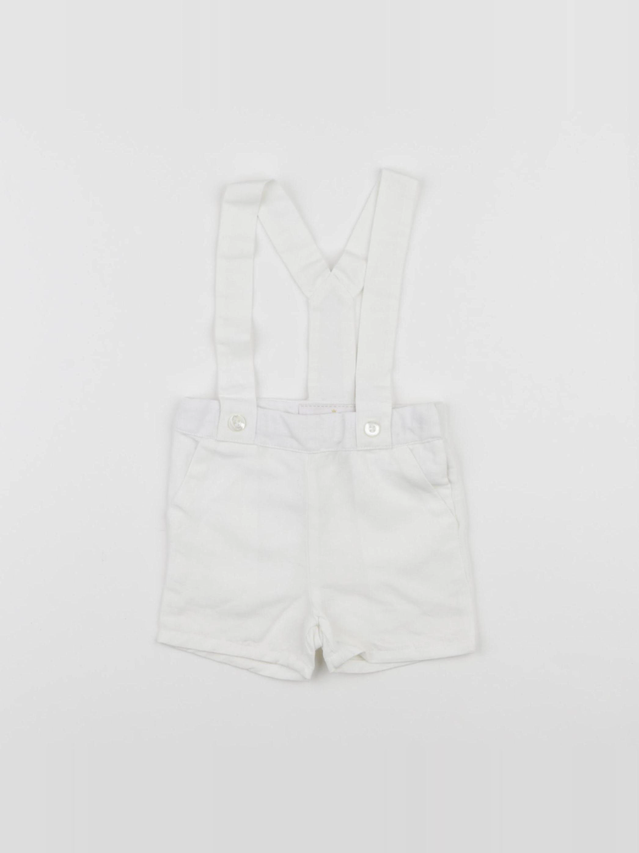Jacadi - short blanc - 6 mois