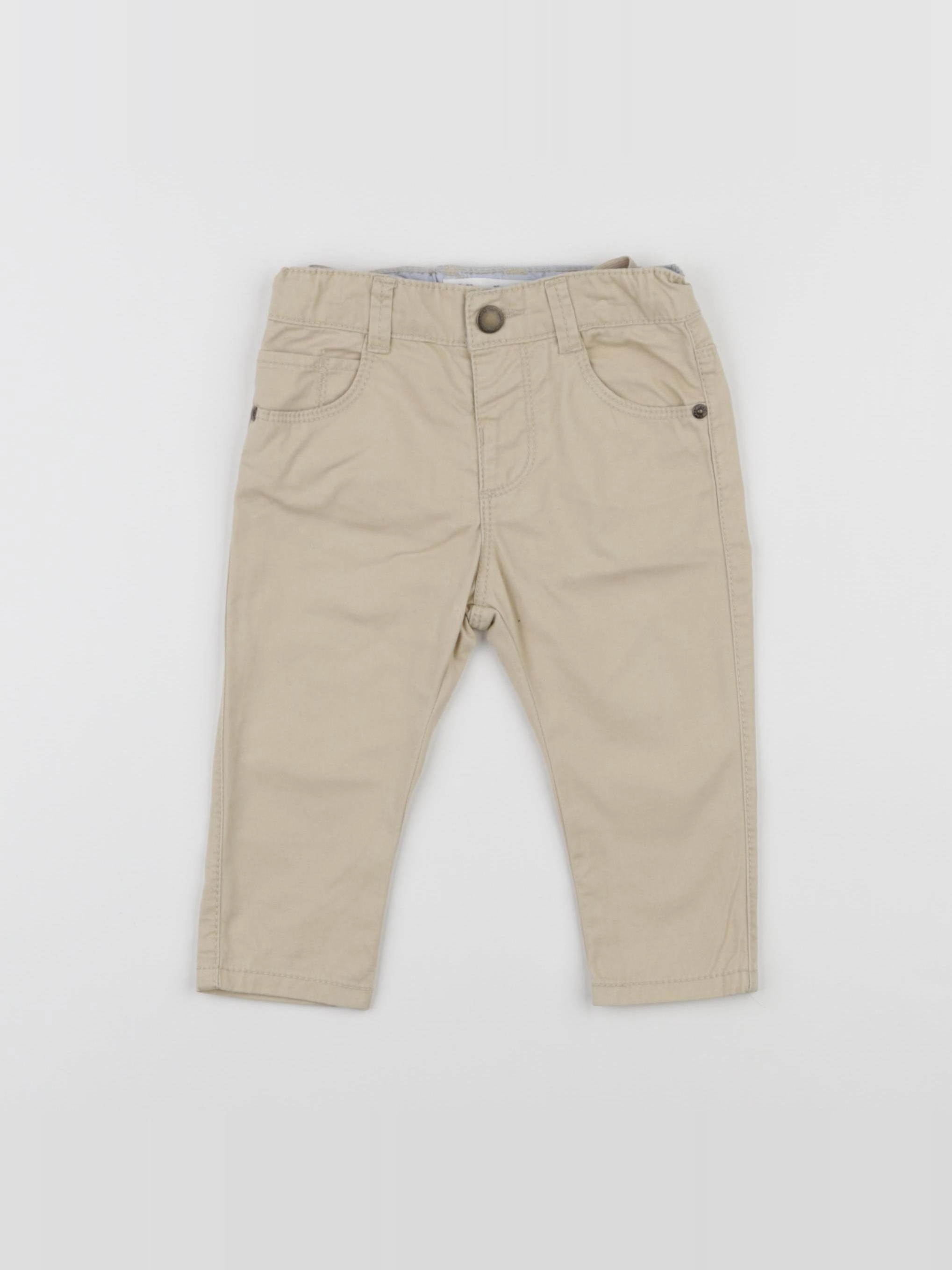 Zara - pantalon beige - 6/9 mois