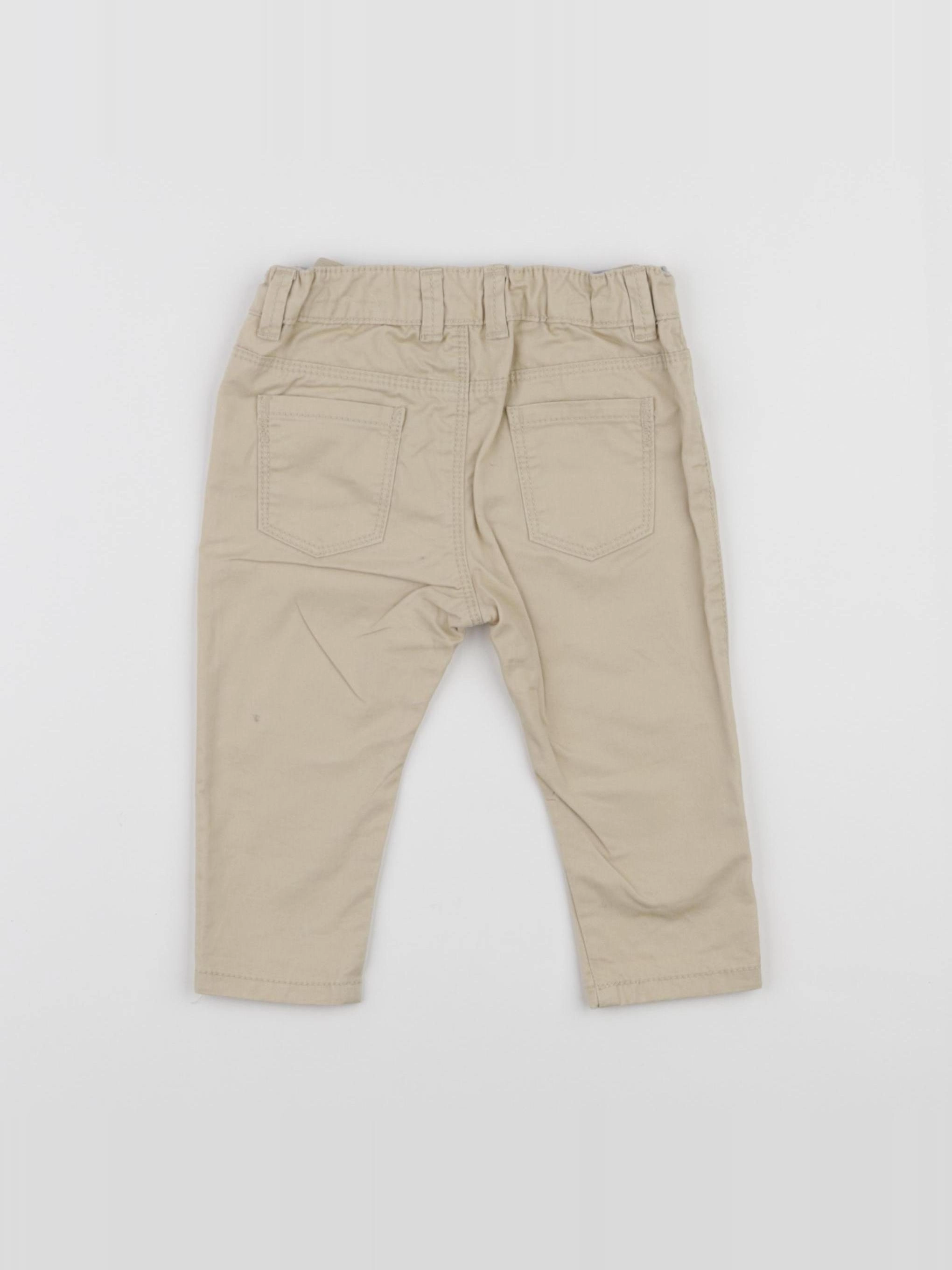Zara - pantalon beige - 6/9 mois