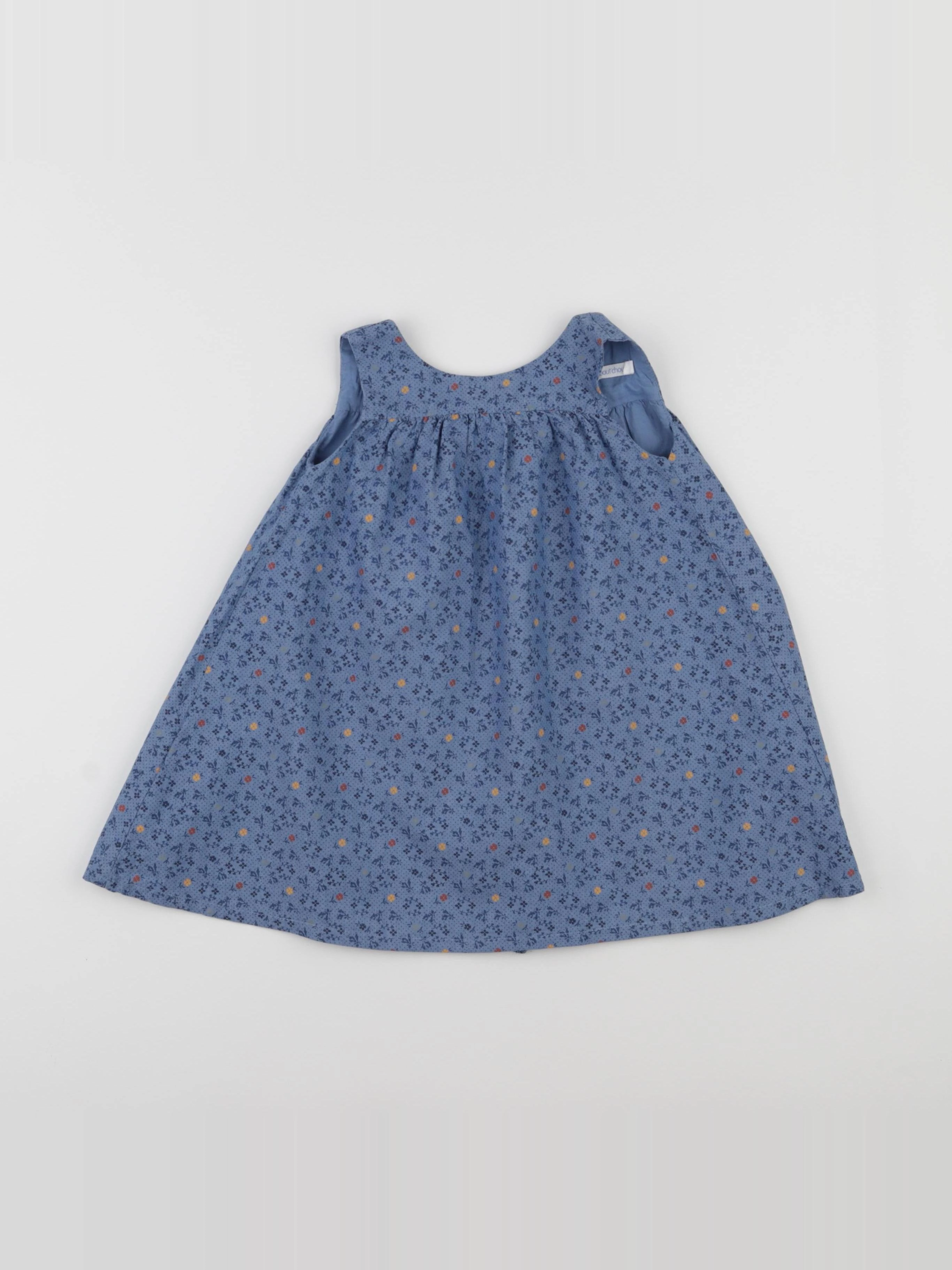 Boutchou - robe bleu - 12 mois